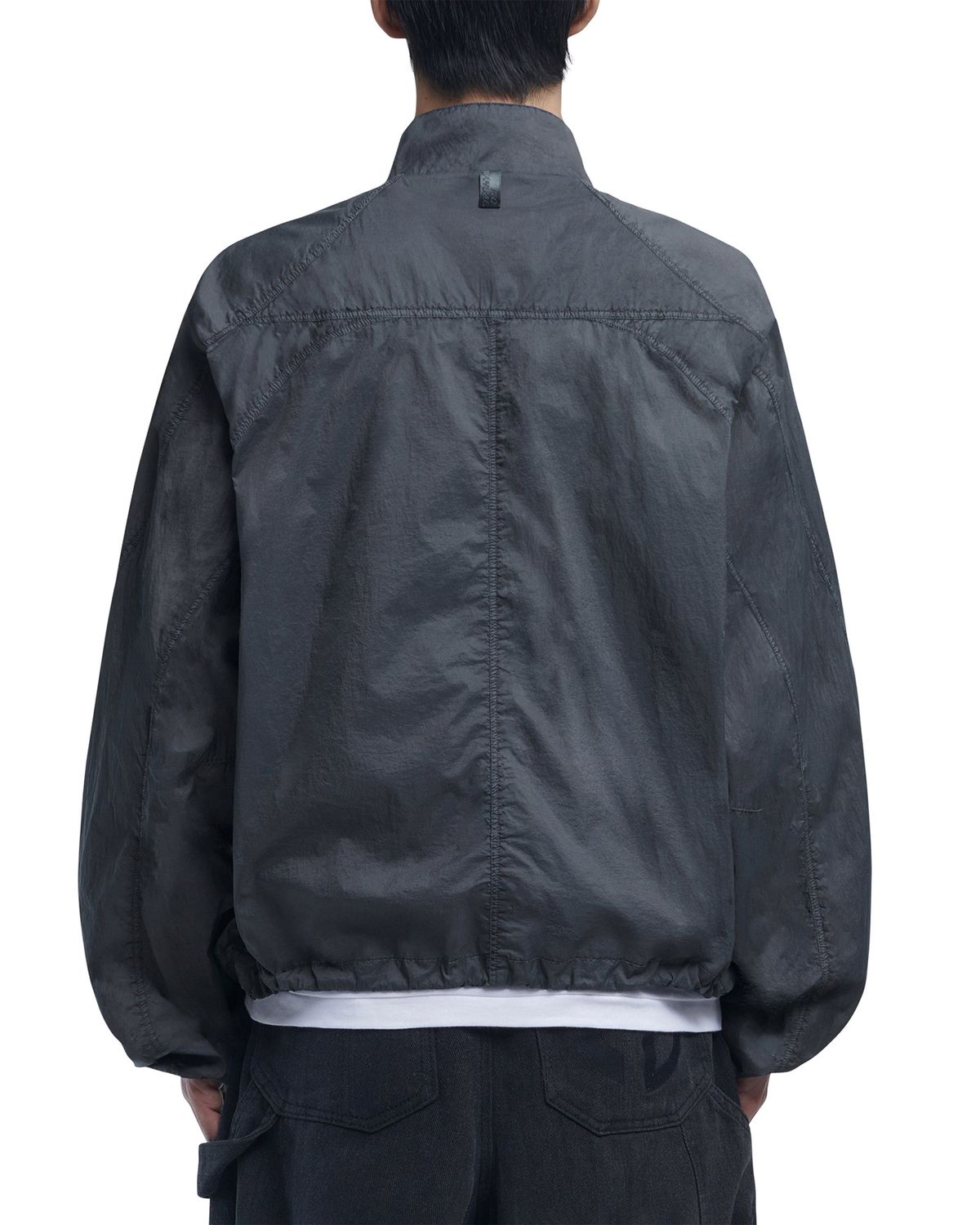 노매뉴얼(NOMANUAL) T.N LIGHT WIND JACKET - NAVY