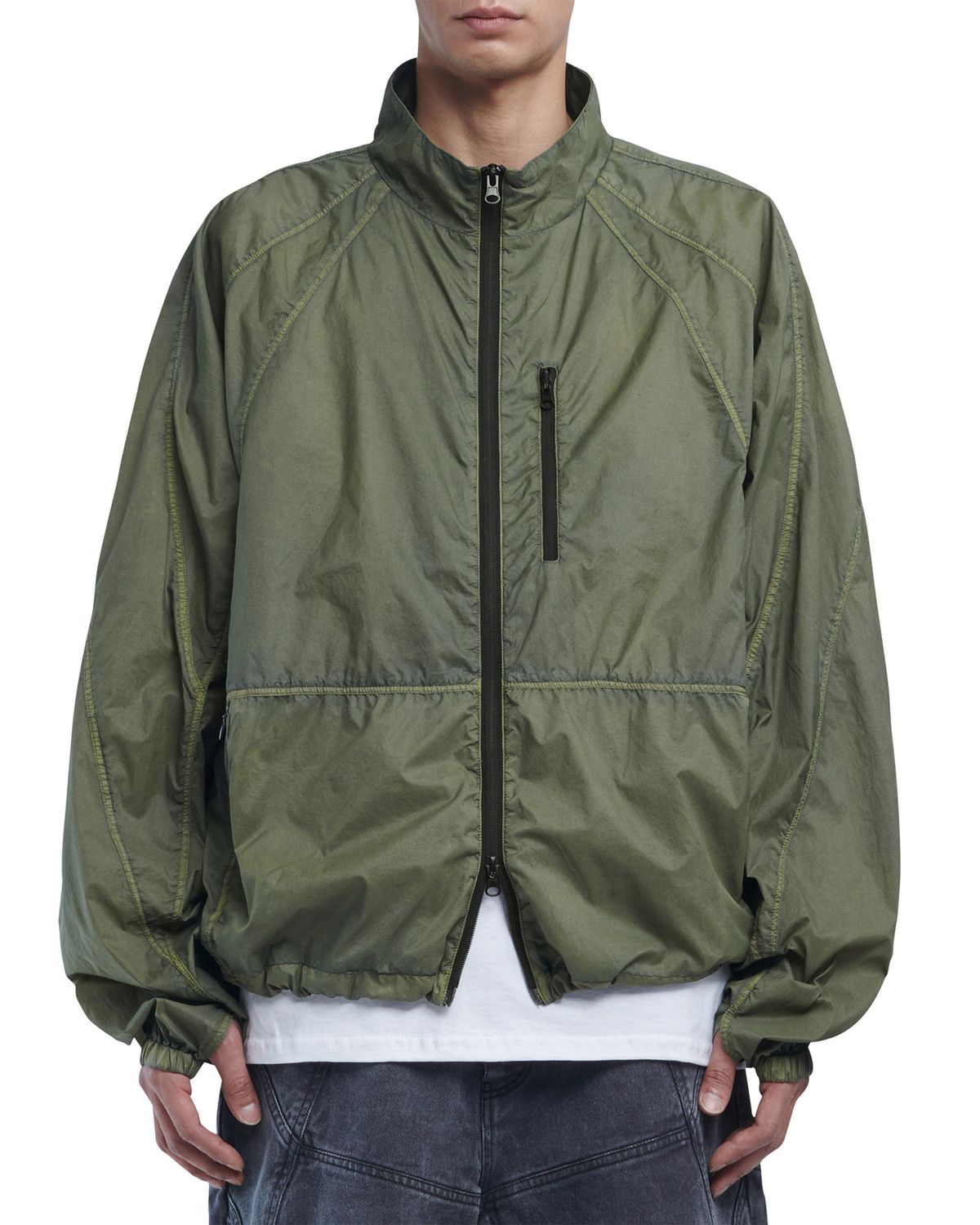 노매뉴얼(NOMANUAL) T.N LIGHT WIND JACKET - KHAKI