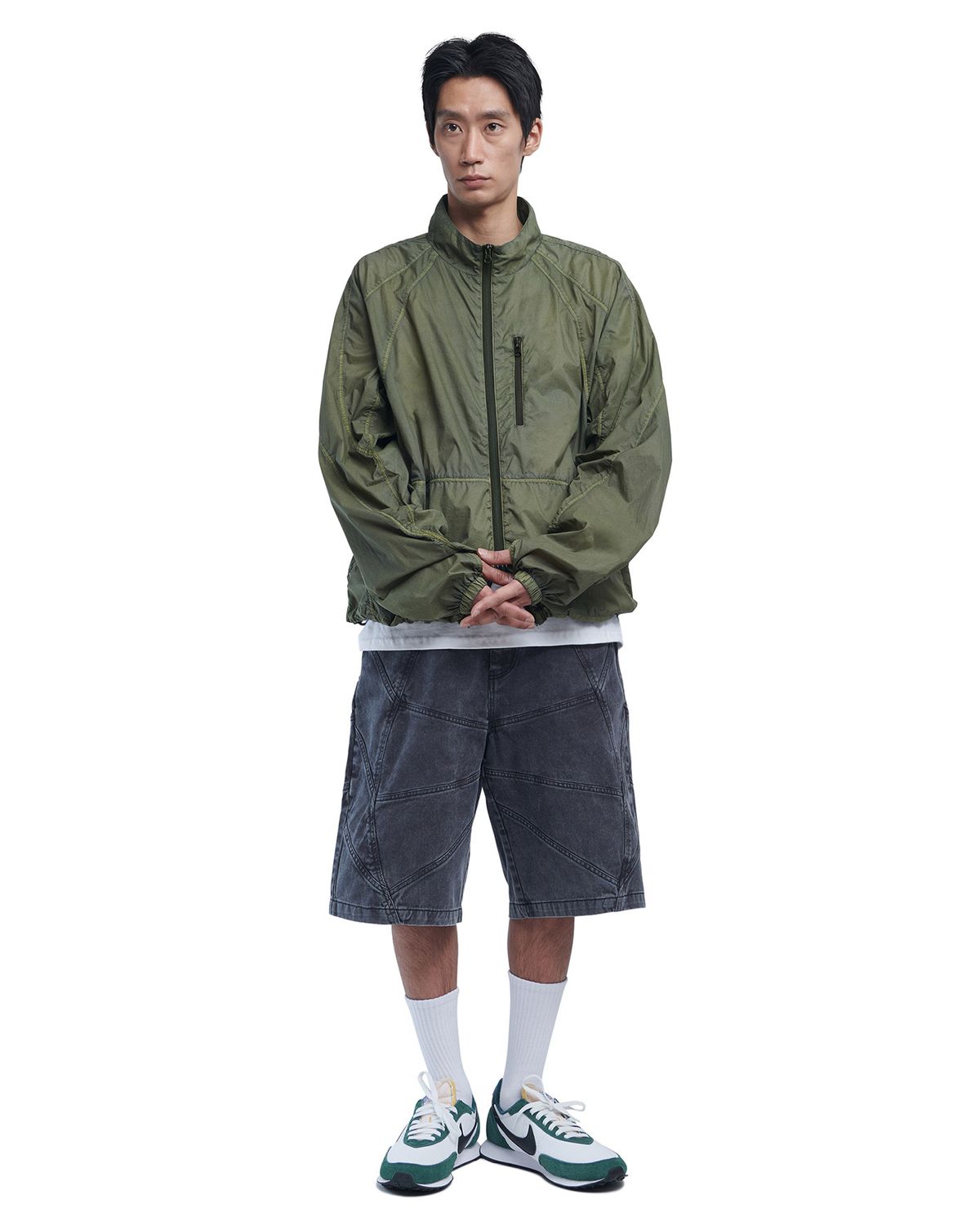 노매뉴얼(NOMANUAL) T.N LIGHT WIND JACKET - KHAKI