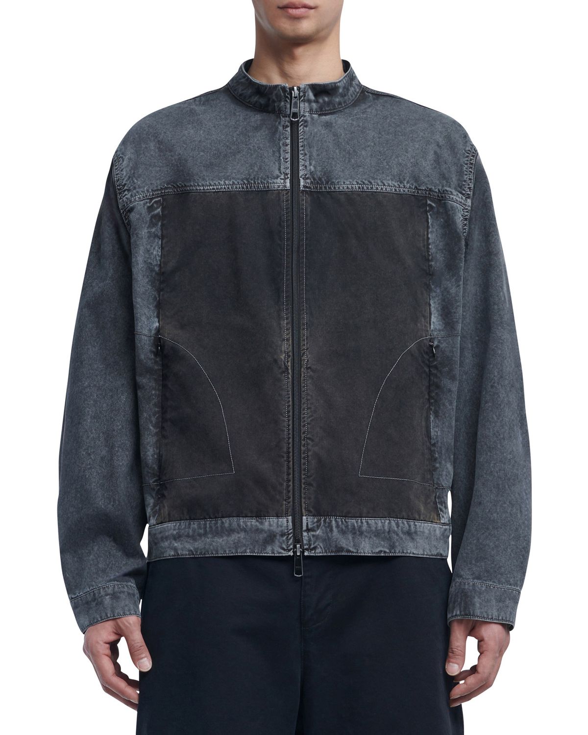 노매뉴얼(NOMANUAL) S.P LIGHT JACKET - BLACK