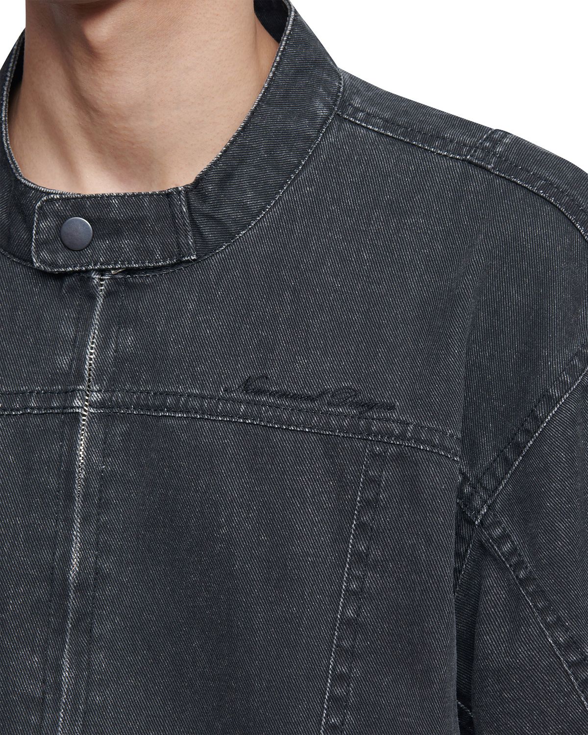 노매뉴얼(NOMANUAL) R.B JACKET - WASHED BLACK