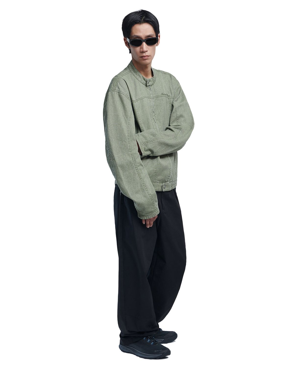 노매뉴얼(NOMANUAL) R.B JACKET - SAGE GRAY