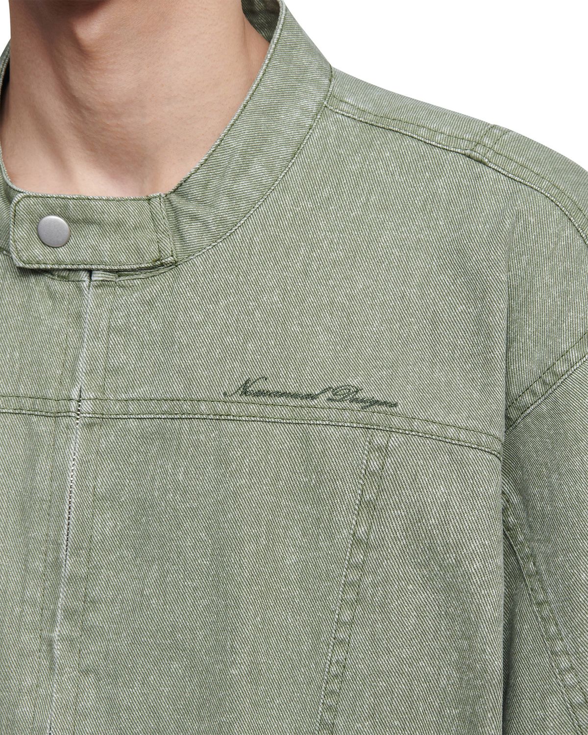 노매뉴얼(NOMANUAL) R.B JACKET - SAGE GRAY
