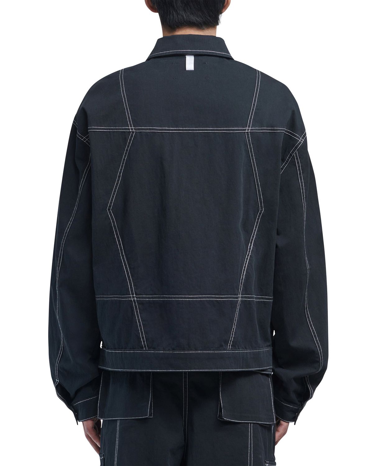 노매뉴얼(NOMANUAL) S.N WORK JACKET - BLACK