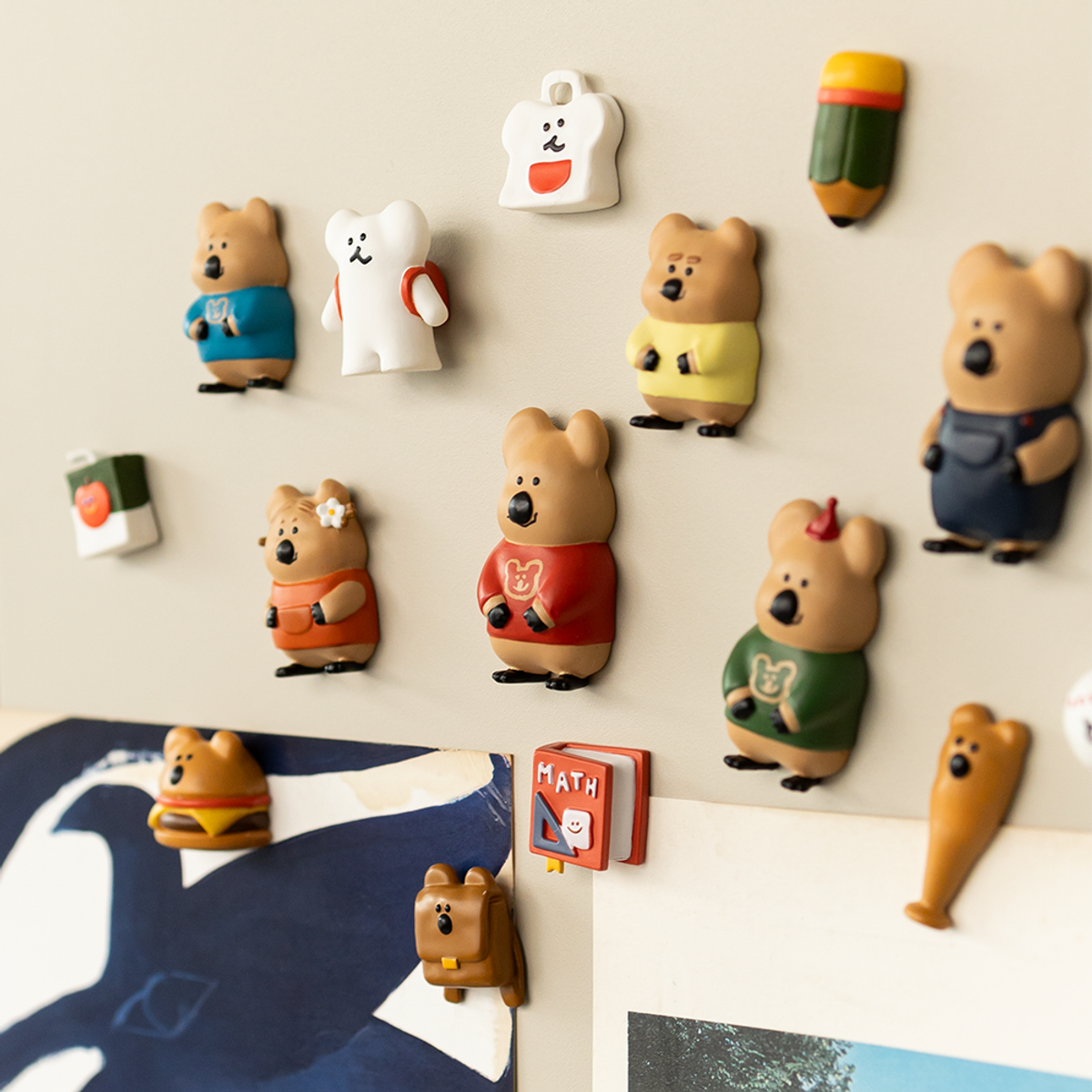 다이노탱(DINOTAENG) Quokka in School Magnet
