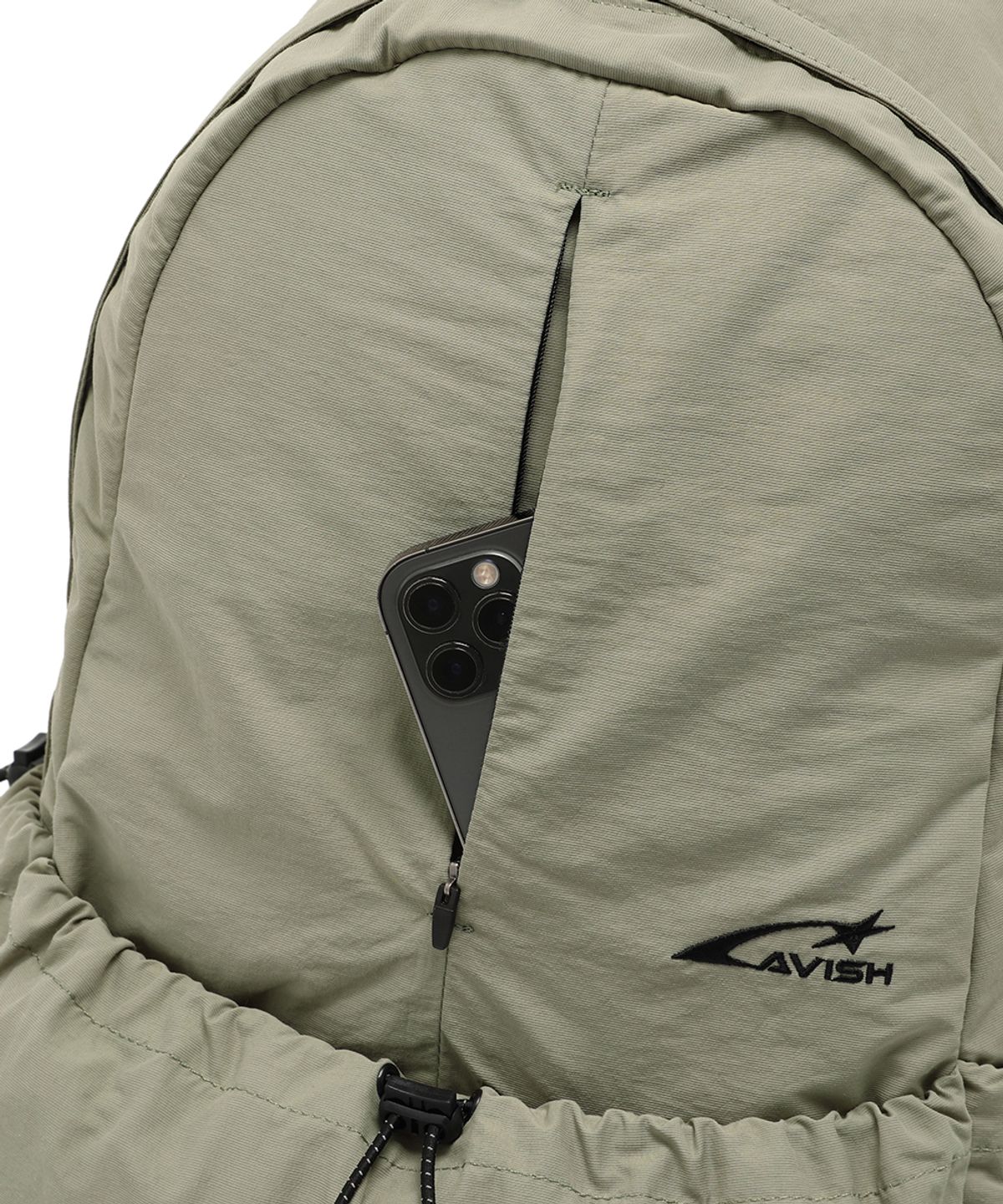 카비시(CAVISH) NYLON LIGHT WEIGHT BACKPACK GREEN(CV2ESUAB40A)