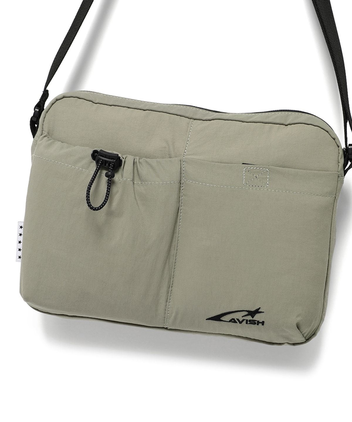 카비시(CAVISH) NYLON LIGHT WEIGHT CROSS BAG GREEN(CV2ESUAB41A)