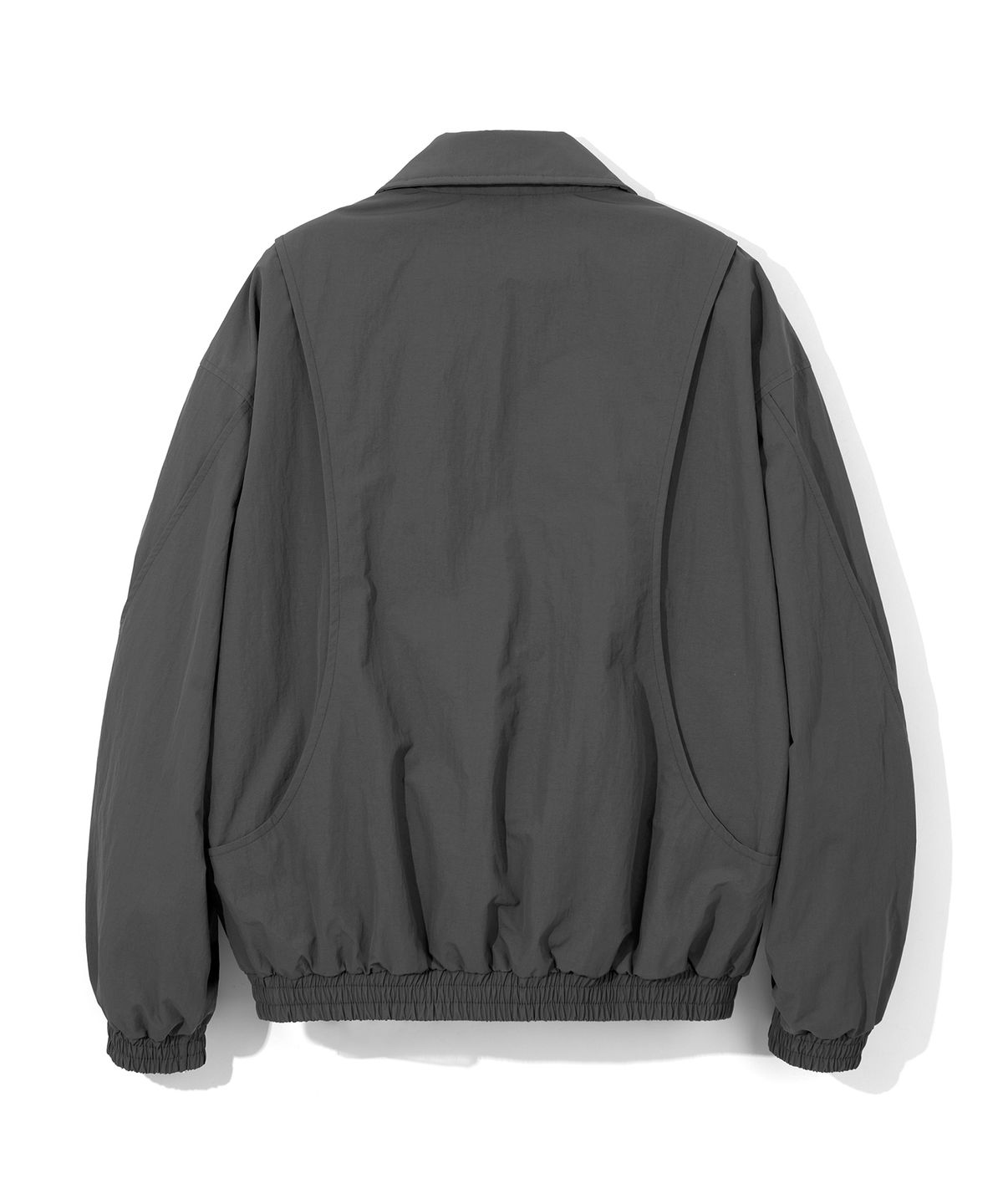 커스텀어클락(COSTUME O’CLOCK) 커브드 투웨이 항공 자켓 다크그레이 COOSJP046DGRAY
