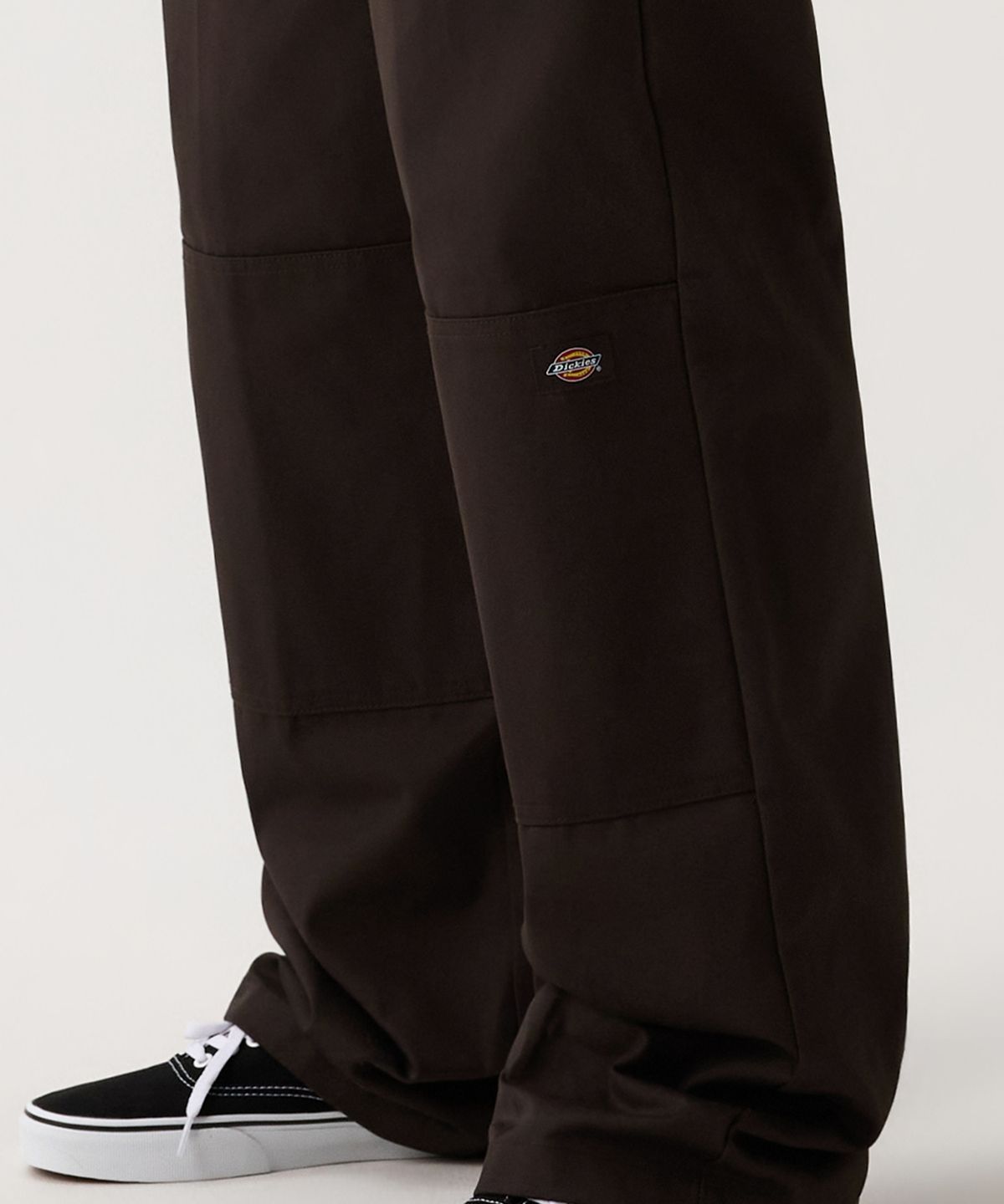 디키즈(DICKIES) 더블니 85283 루즈핏 워크팬츠 Dark Brown