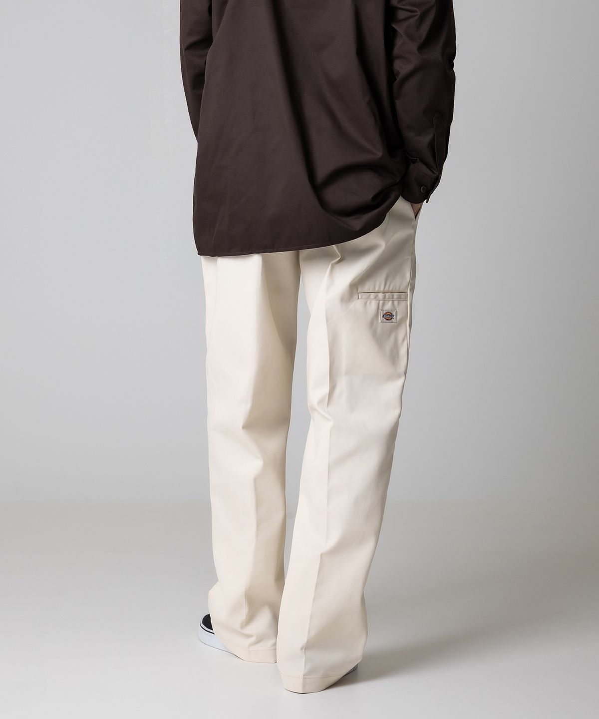 디키즈(DICKIES) 더블니 85283 루즈핏 워크팬츠 Whitecap Gray