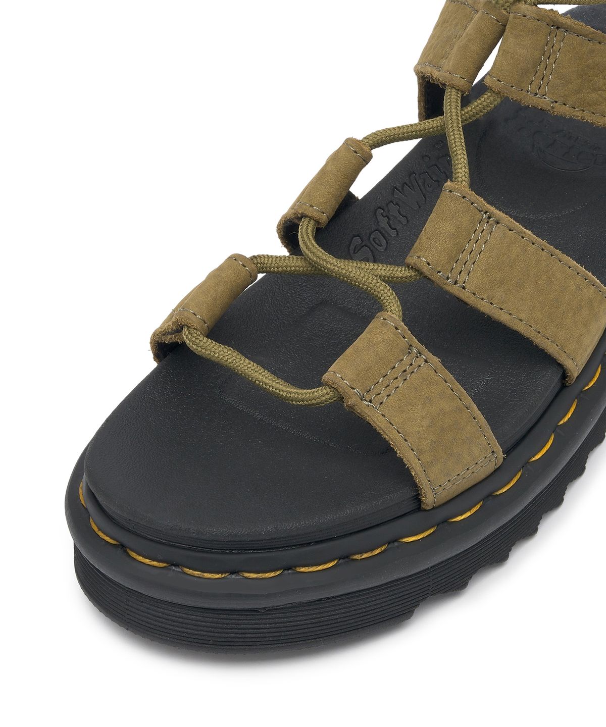 닥터마틴(DR.MARTENS) 나틸라 - 뮤티드 올리브 텀블드 누벅 / 31738357