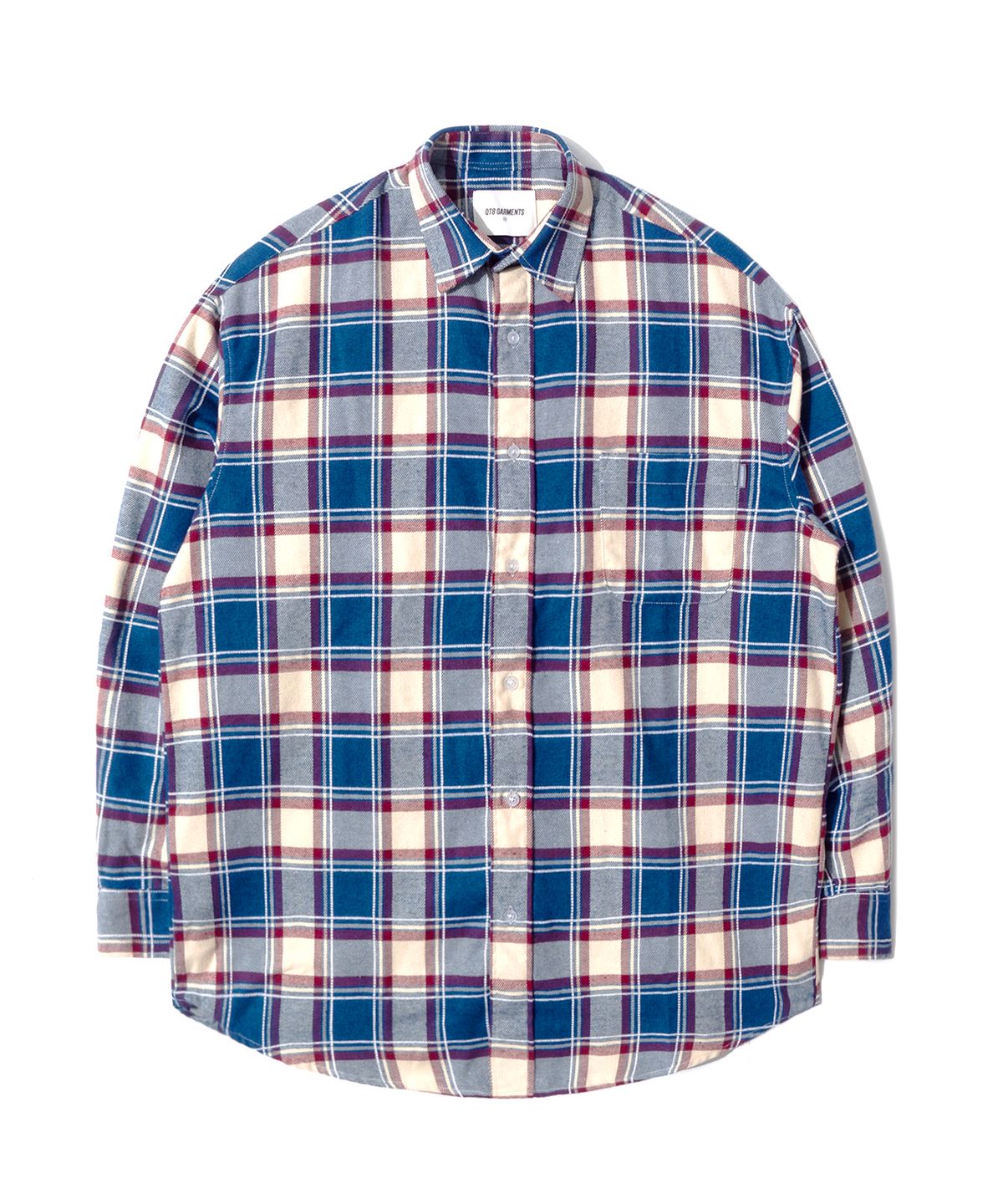 큐티에잇 가먼츠(QT8 GARMENTS) BN Rustic Check Shirt (Blue)