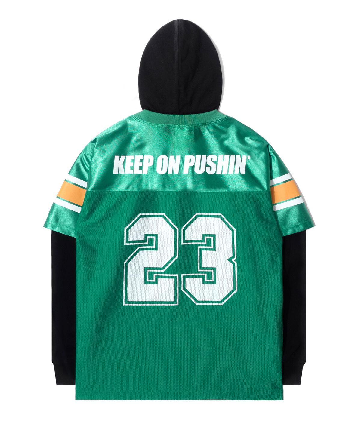 큐티에잇 가먼츠(QT8 GARMENTS) OC Football Layered Hoodie Jersey (Green)
