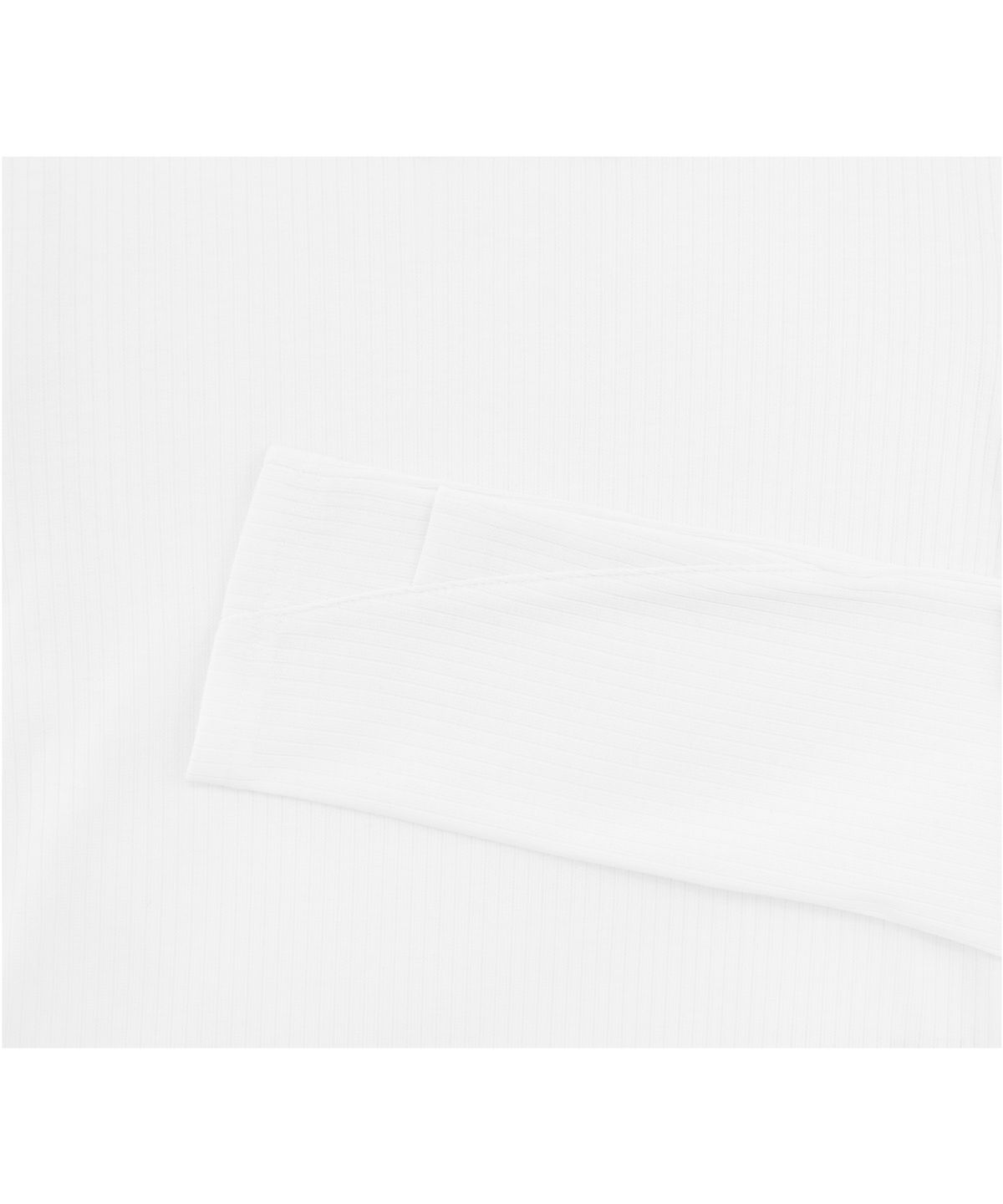 트리밍버드(TREEMINGBIRD) Boat Neck Finger Hole Long Sleeve [ White ]