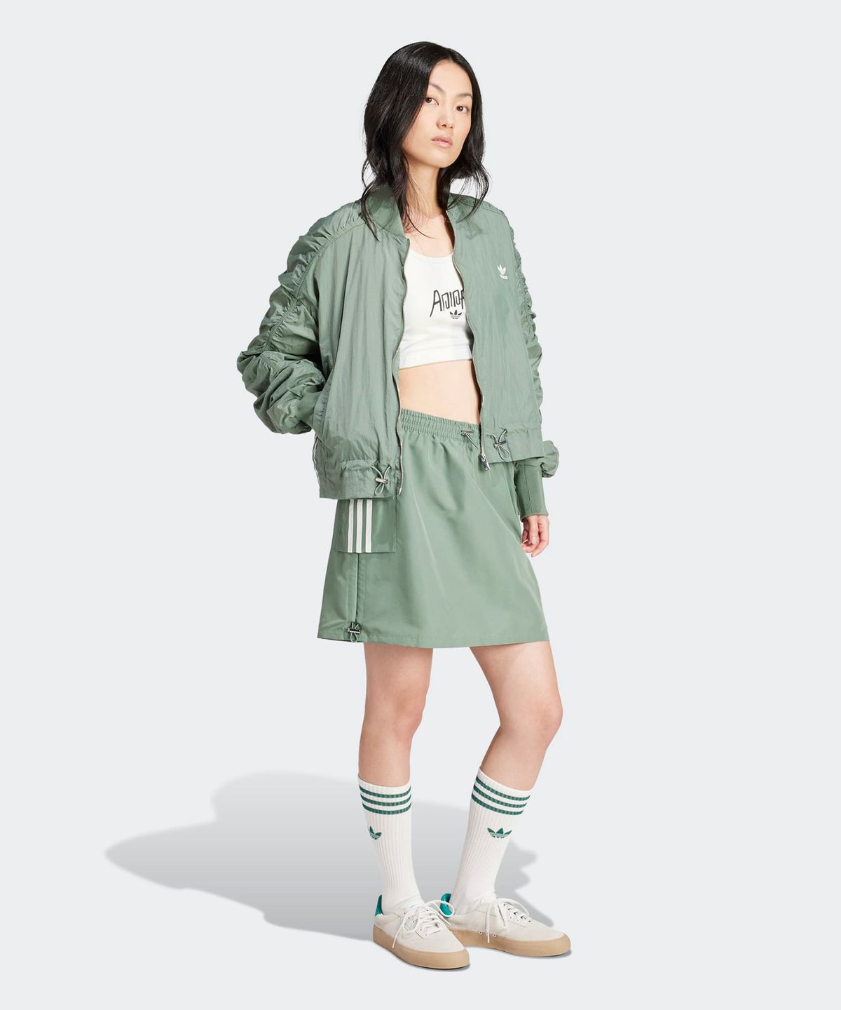 아디다스(ADIDAS) LW 봄버 재킷 - 그린 / IY3421