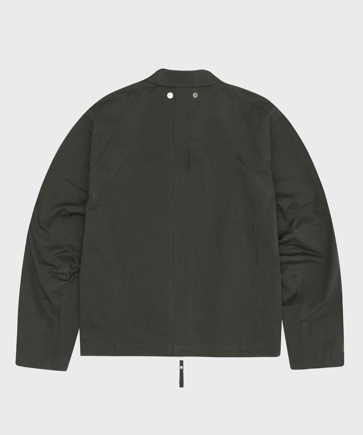 더바이닐하우스(THEVINYLHOUSE) 2WAY ZIP SINGLE JACKET CHARCOAL (VH2ESUJ242A)