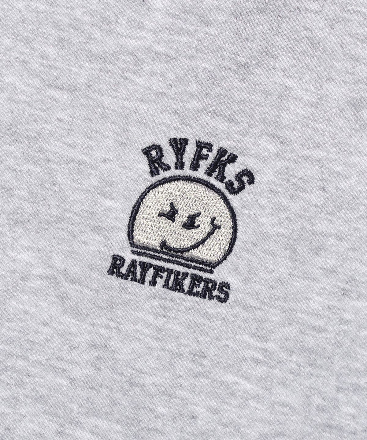 레이피커스(RAYFIKERS) 위키드 로고 후드 집업 MELANGE GREY (MO6TU148-097)