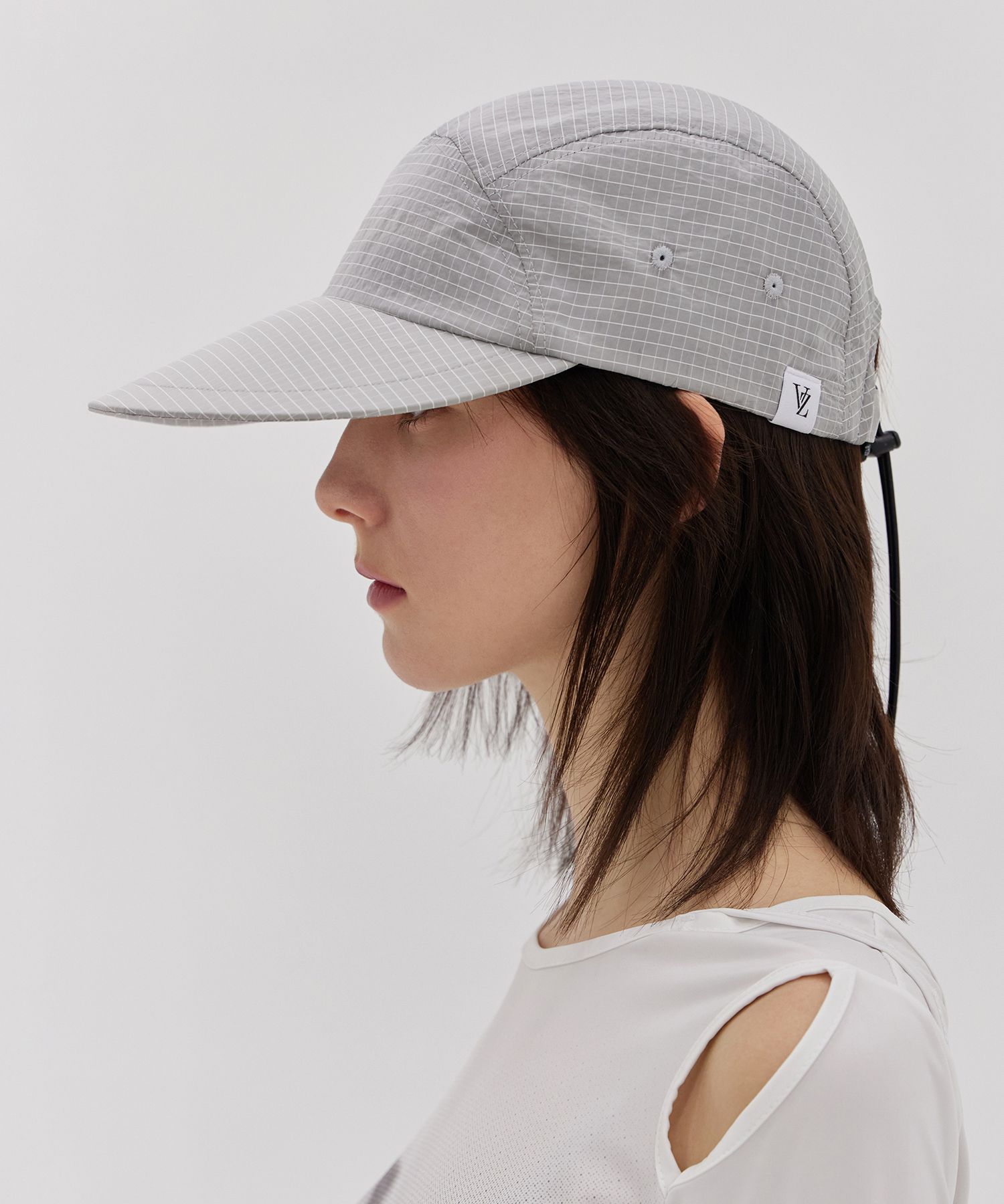 ★VARZAR★ VZ label string ripstop camp cap beige VZ Label String Ripstop Camp Cap / Beige - VARZAR | 60