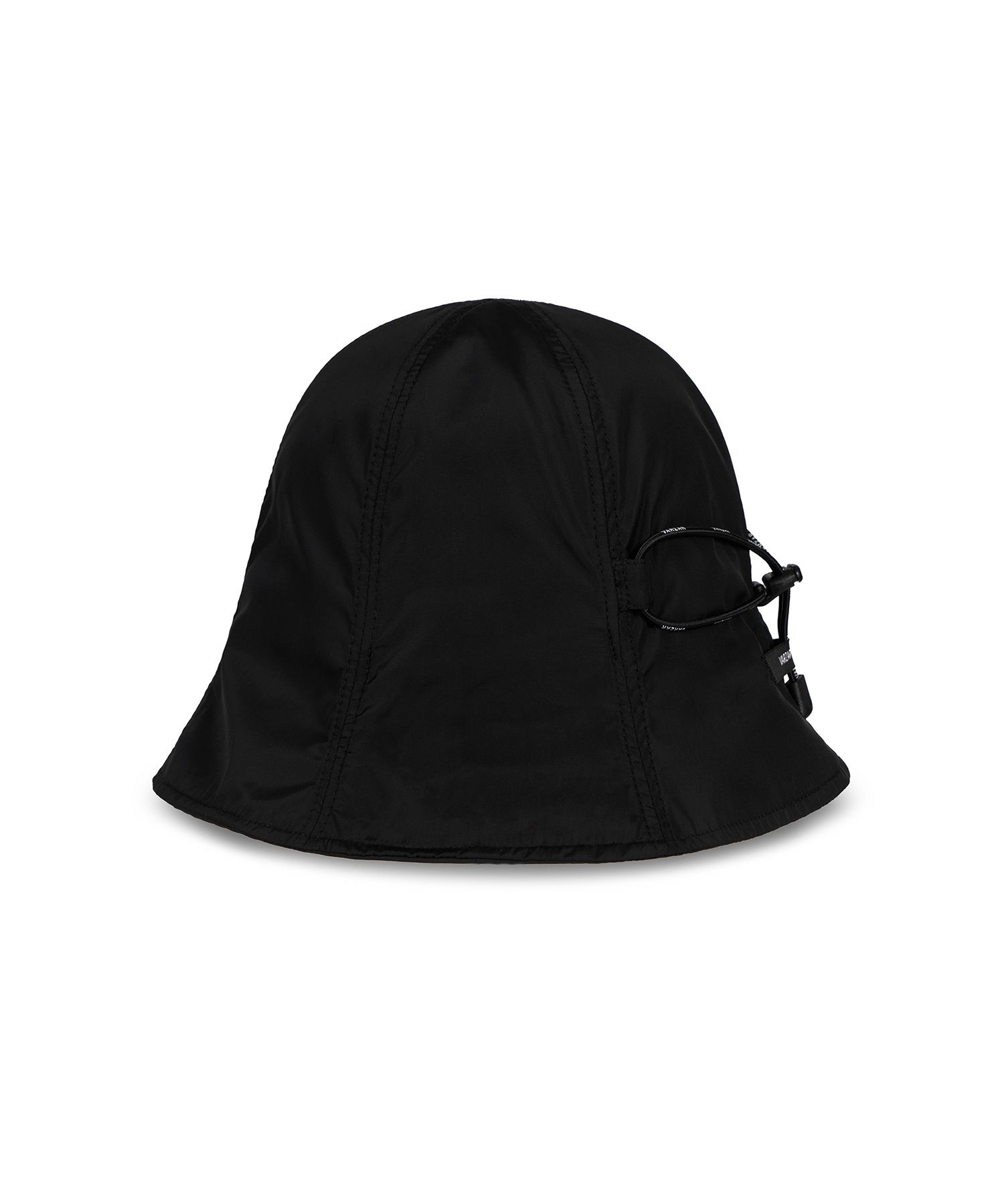 ★VARZAR★ Waterproof string bucket hat black VARZAR] Waterproof String Bucket Hat Black | ファッション