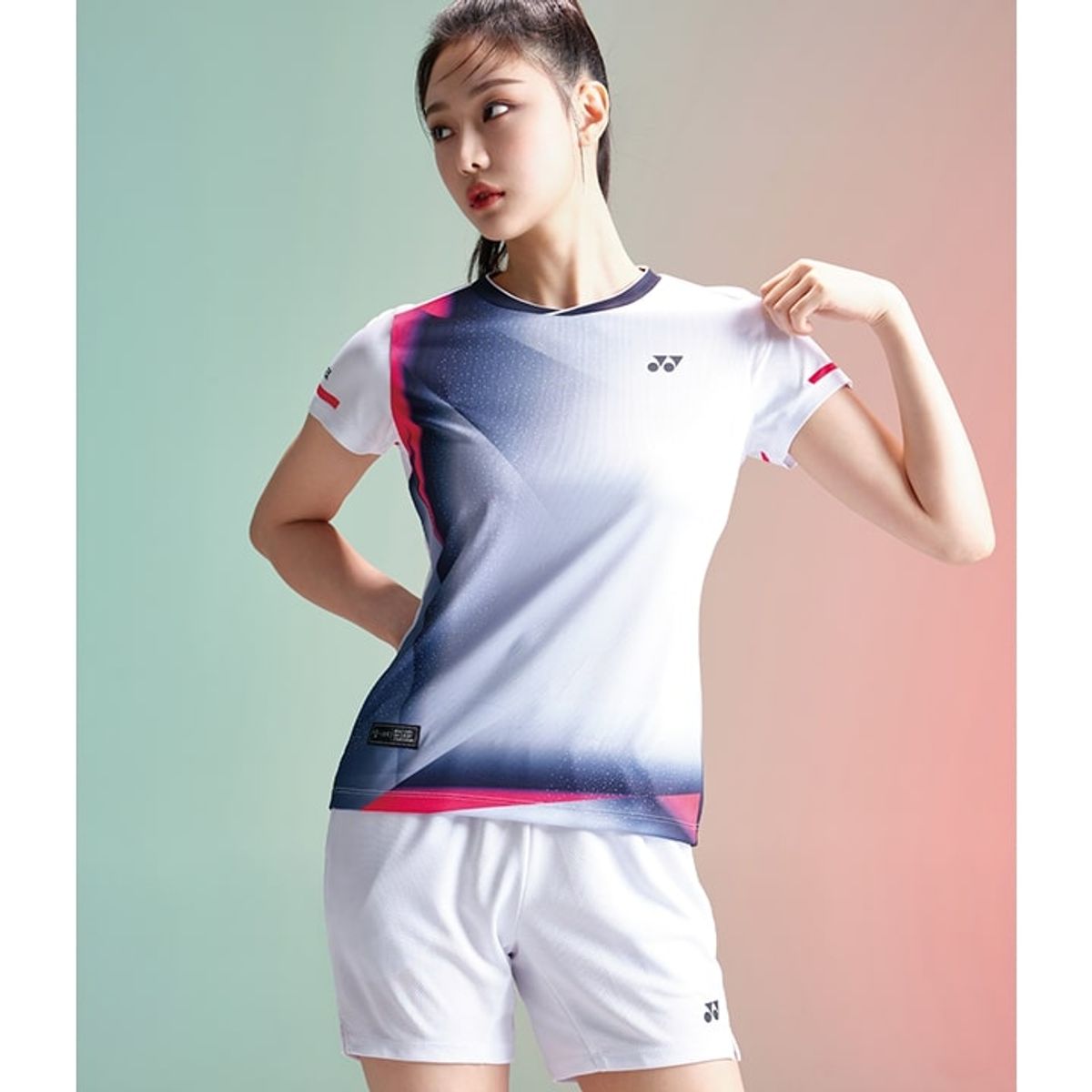 요넥스(YONEX) 241TS022F 미드나이트 여성용 유니크 그라데이션 게임웨어