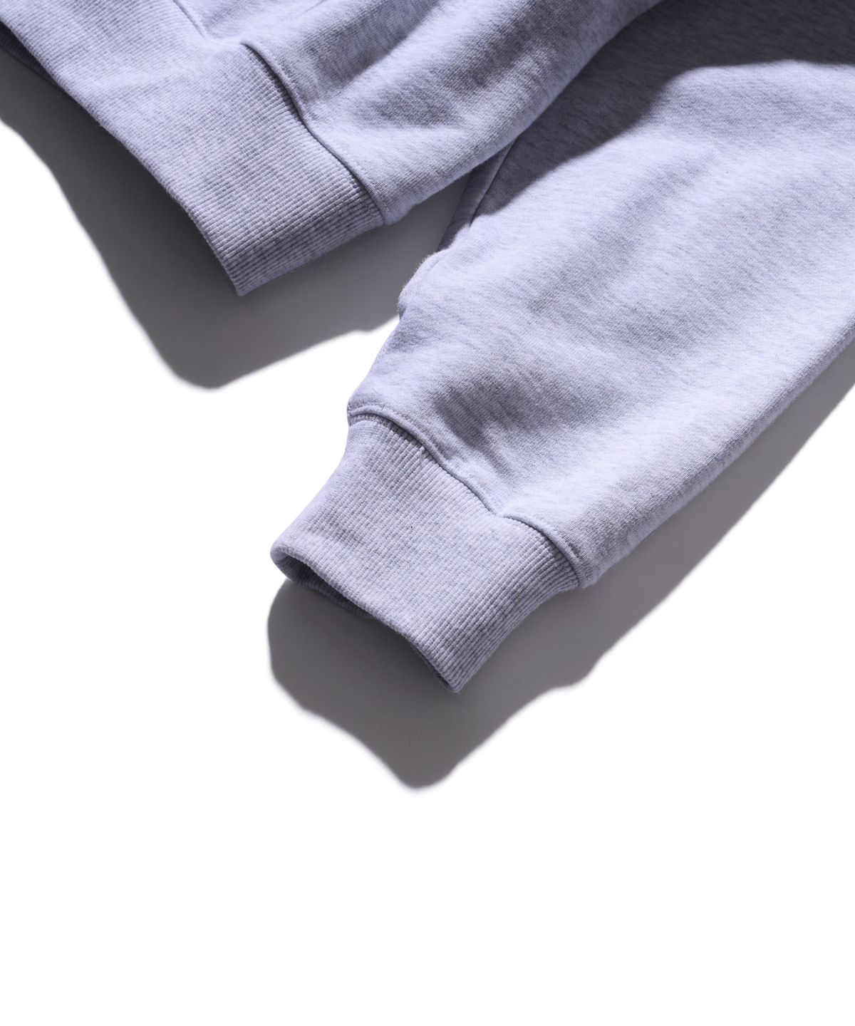 에이카화이트(AECA) BIG LOGO CROP HOODIE-LIGHT GREY/NAVY