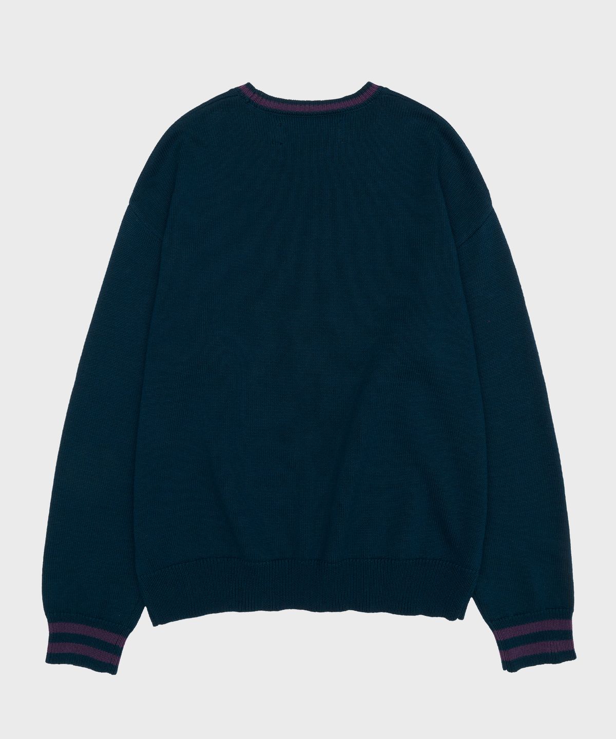 더바이닐하우스(THEVINYLHOUSE) QUESTION MARK SWEATER NAVY (VH2ESUK600A)