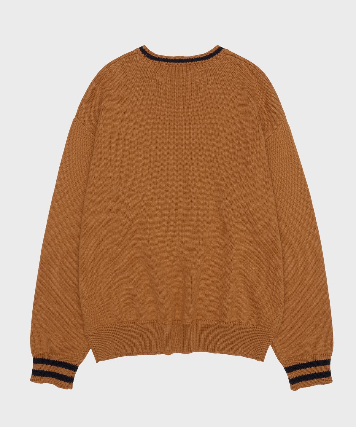 더바이닐하우스(THEVINYLHOUSE) QUESTION MARK SWEATER ORANGE (VH2ESUK600A)