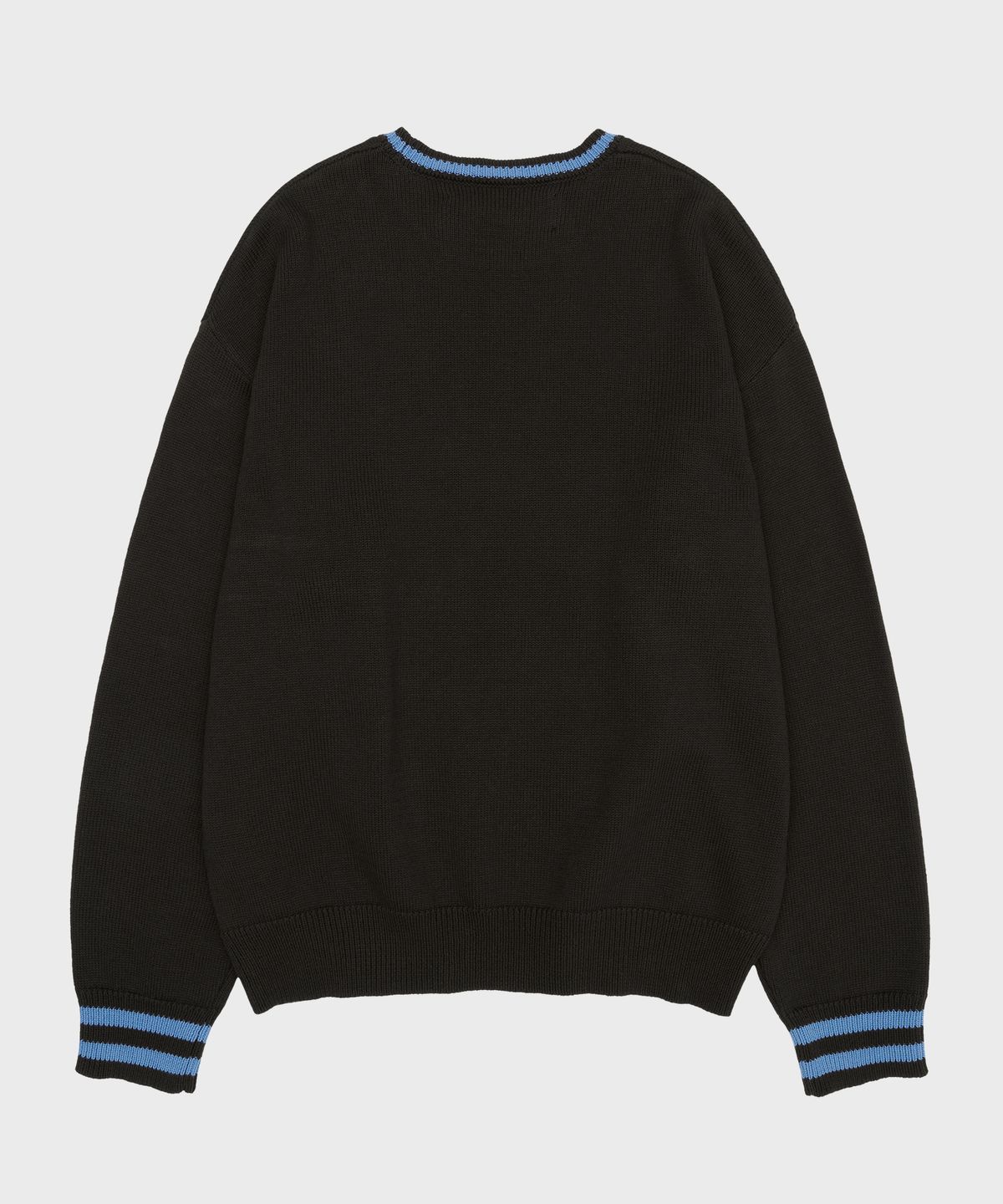 더바이닐하우스(THEVINYLHOUSE) QUESTION MARK SWEATER CHARCOAL (VH2ESUK600A)