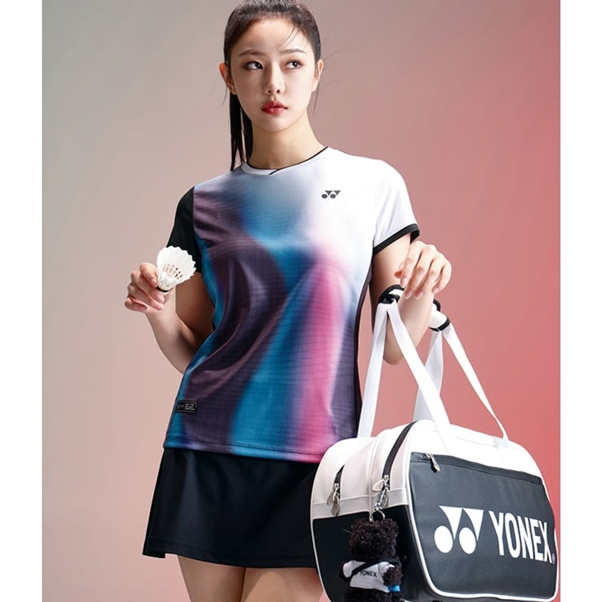 요넥스(YONEX) 241TS030F 애쉬 블랙 여성용 액티브 무드 게임웨어