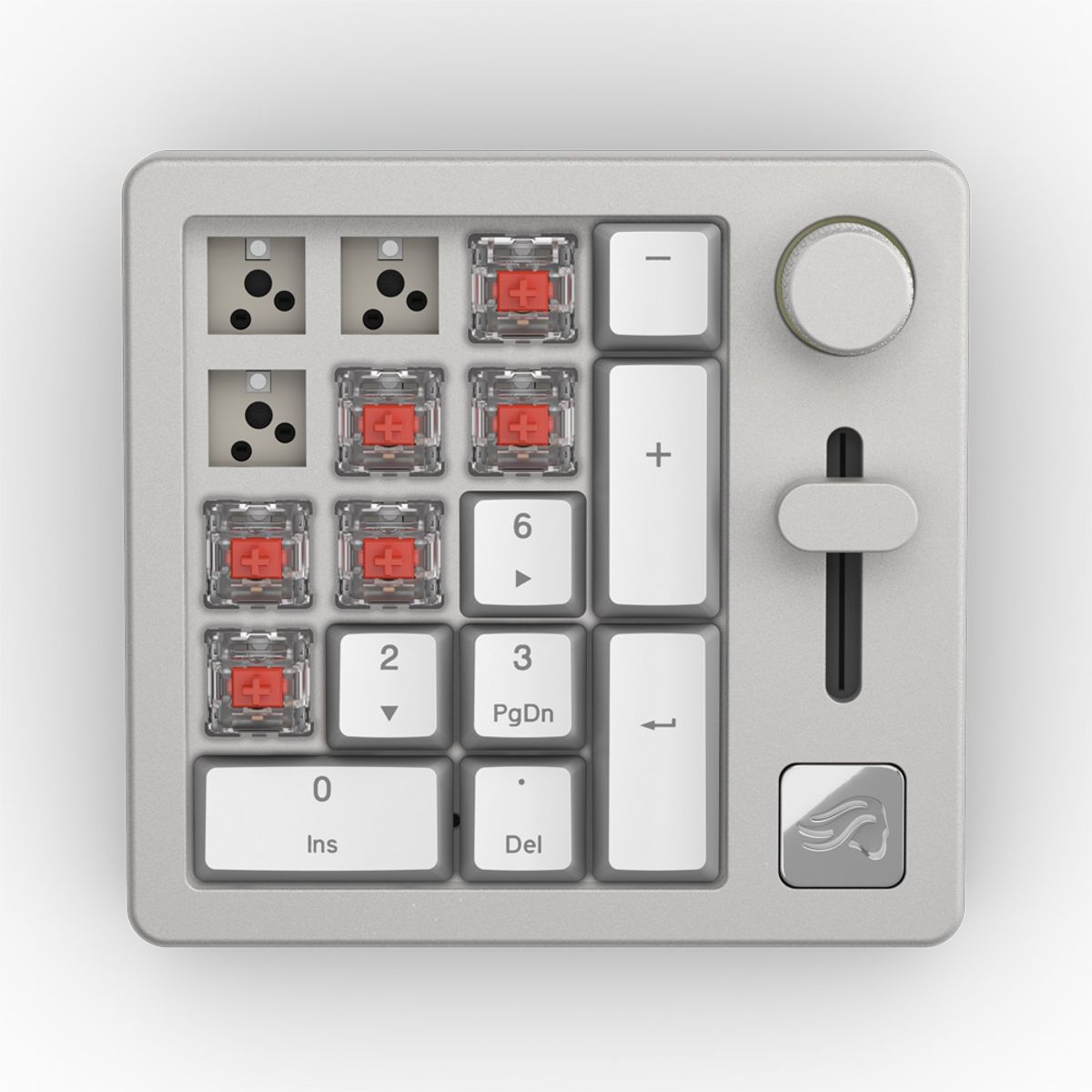 글로리어스(GLORIOUS) GMMK NUMPAD 화이트 유무선 넘버패드