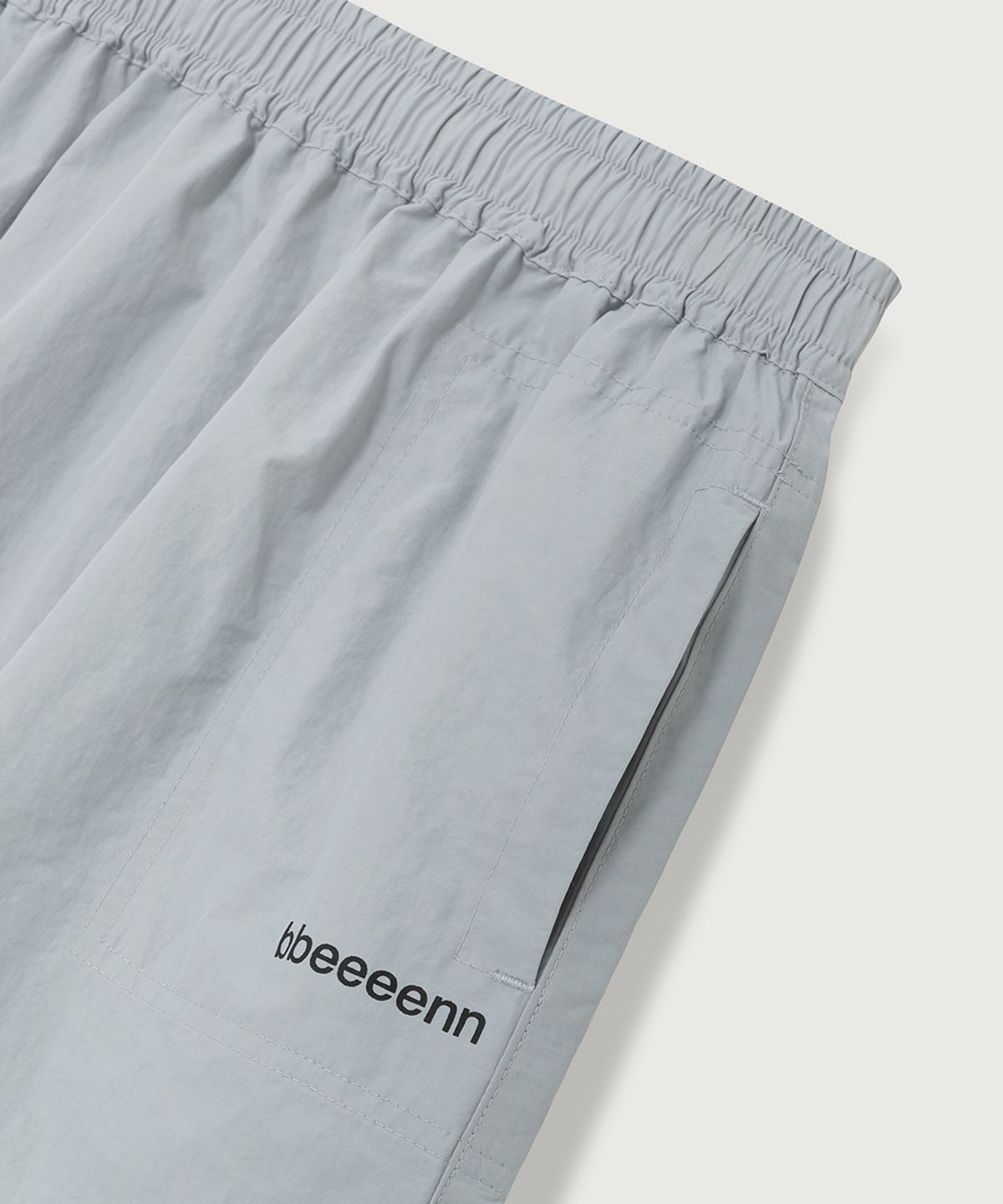 벤(BBEEEENN) 테크니컬 패브릭 스커트_애쉬 블루