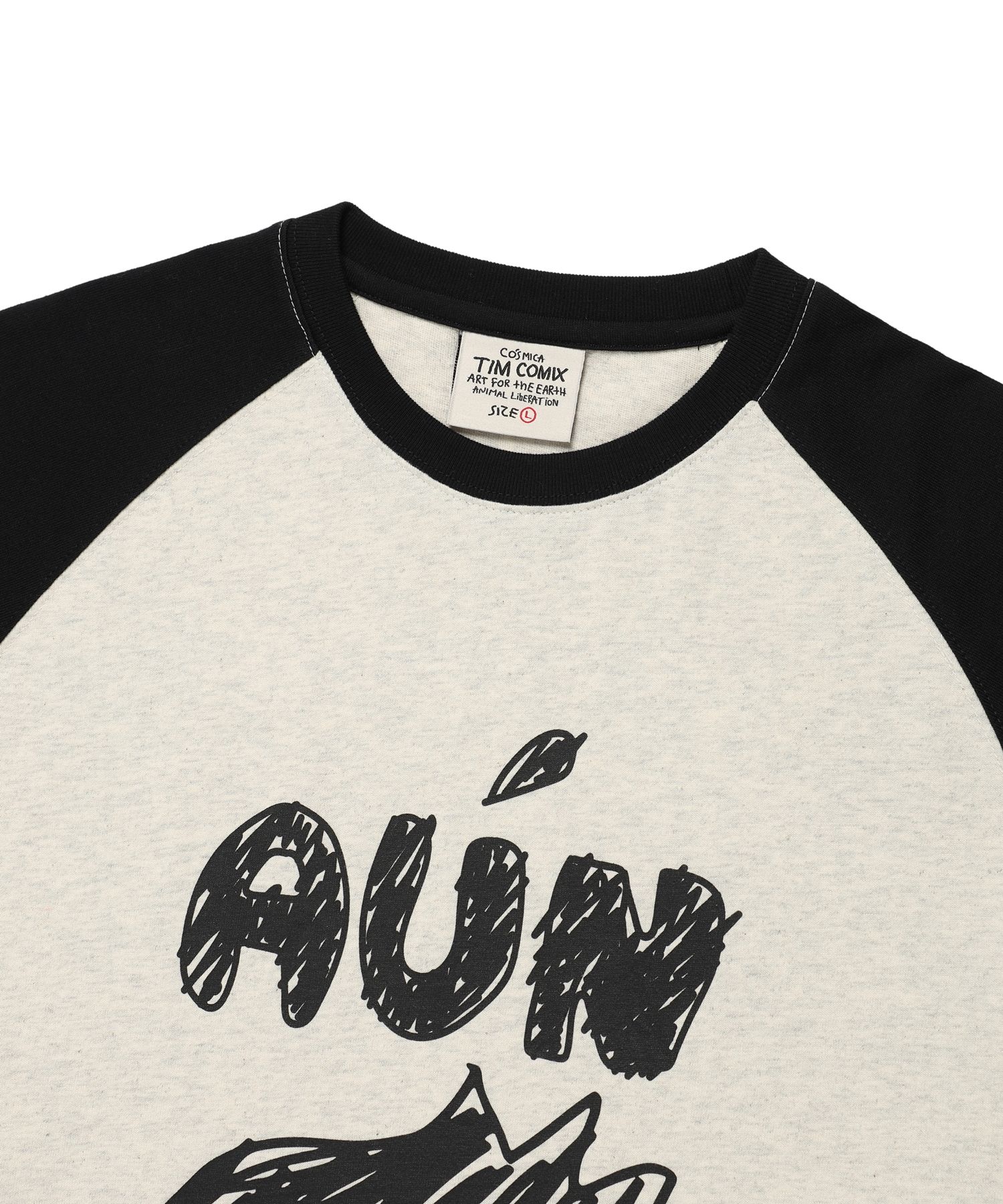 ★TIMCOMIX★ Eight Ball Crayon Raglan Long Sleeve Blue Boys Soft Cotton Jersey Long Sleeve Tee | Crayon Blue - City