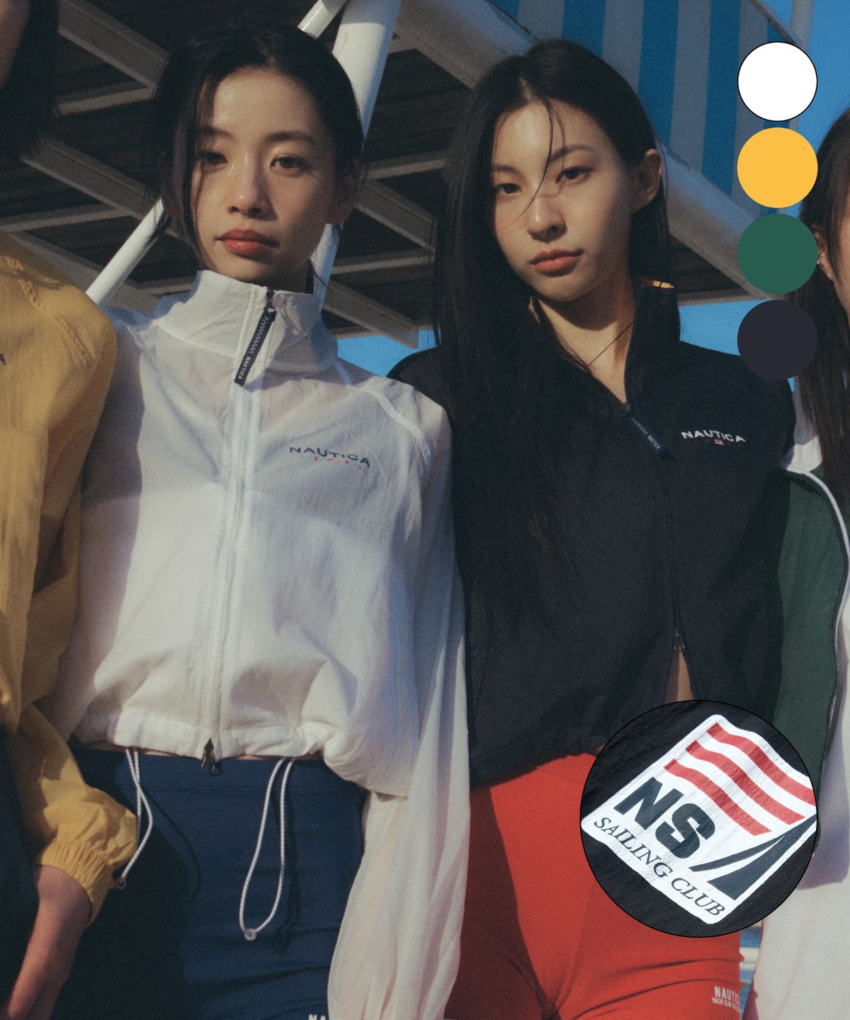 노티카(NAUTICA) 크롭 에어 요트 파카