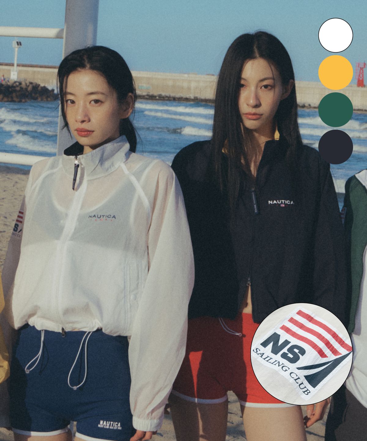 노티카(NAUTICA) 크롭 에어 요트 파카