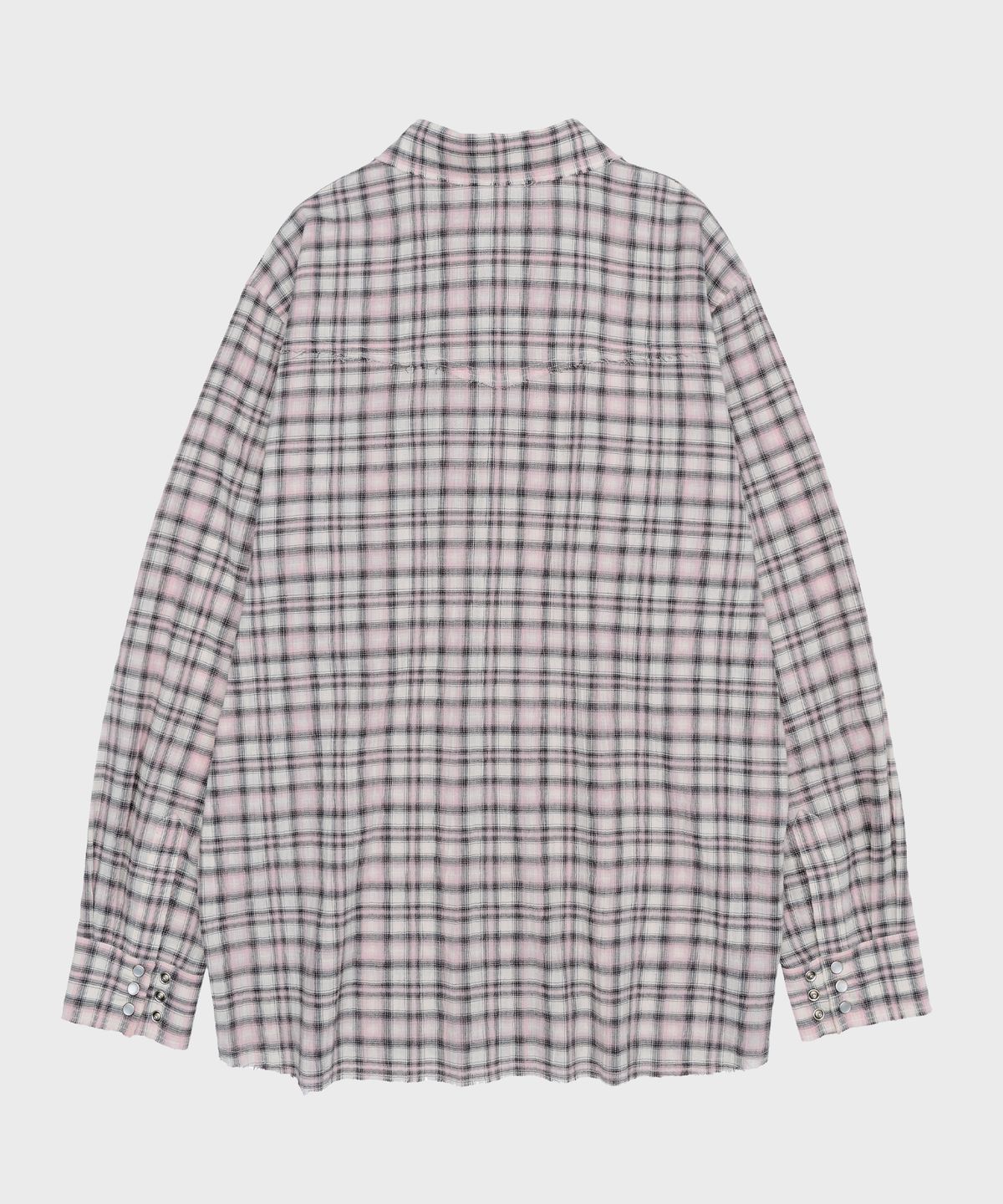 더바이닐하우스(THEVINYLHOUSE) WESTERN CHECK SHIRTS PINK (VH2ESUW321A)