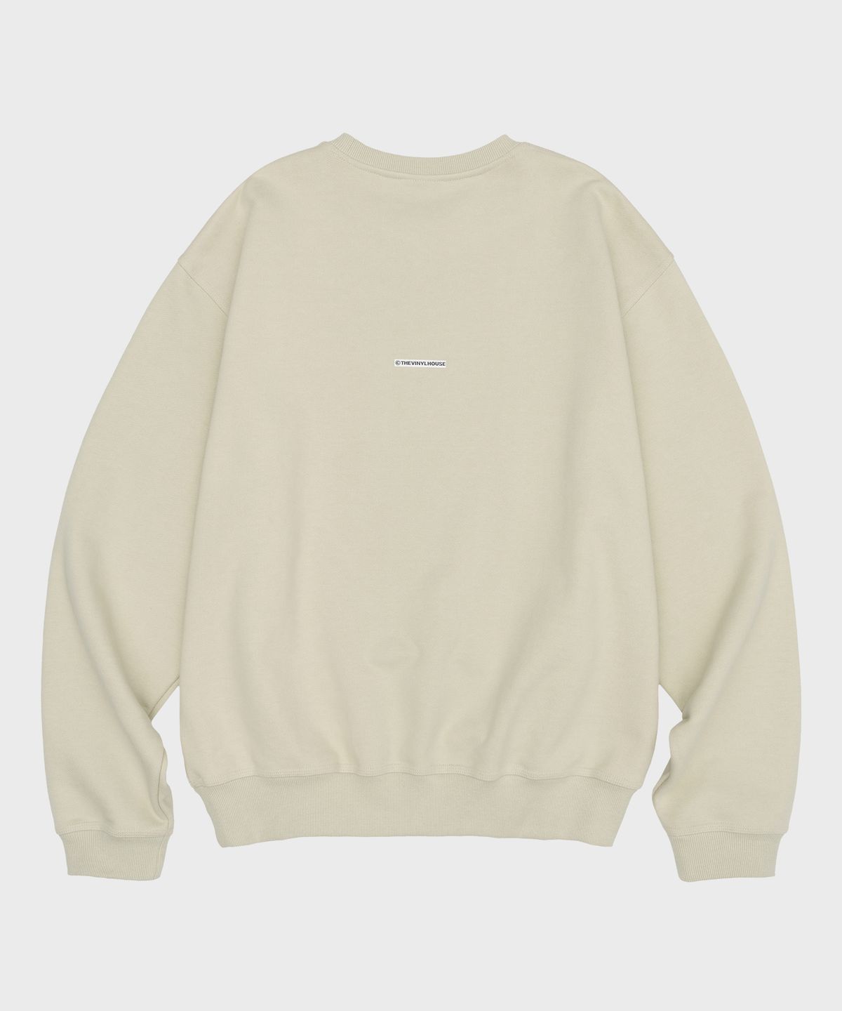 더바이닐하우스(THEVINYLHOUSE) QUESTION MARK SWEATSHIRT SAND (VH2ESUM440A)