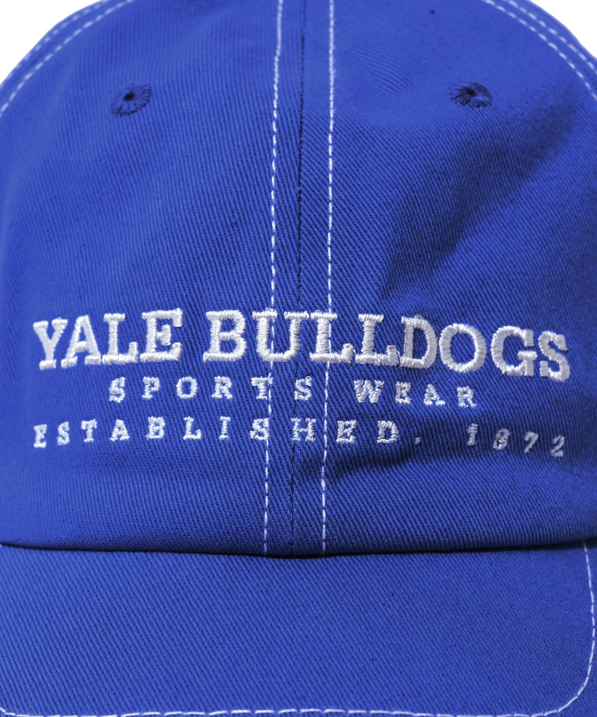 예일(YALE) 스티치 포인트 6P 캡 블루