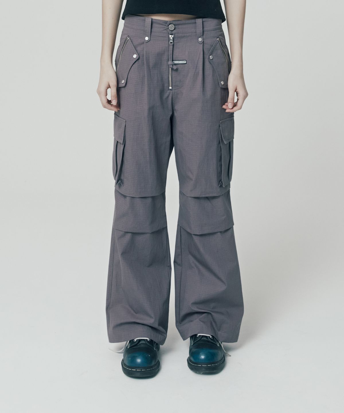 더바이닐하우스(THEVINYLHOUSE) HARDTACK POCKET PANTS PURPLE (VH2ESUPA10A)