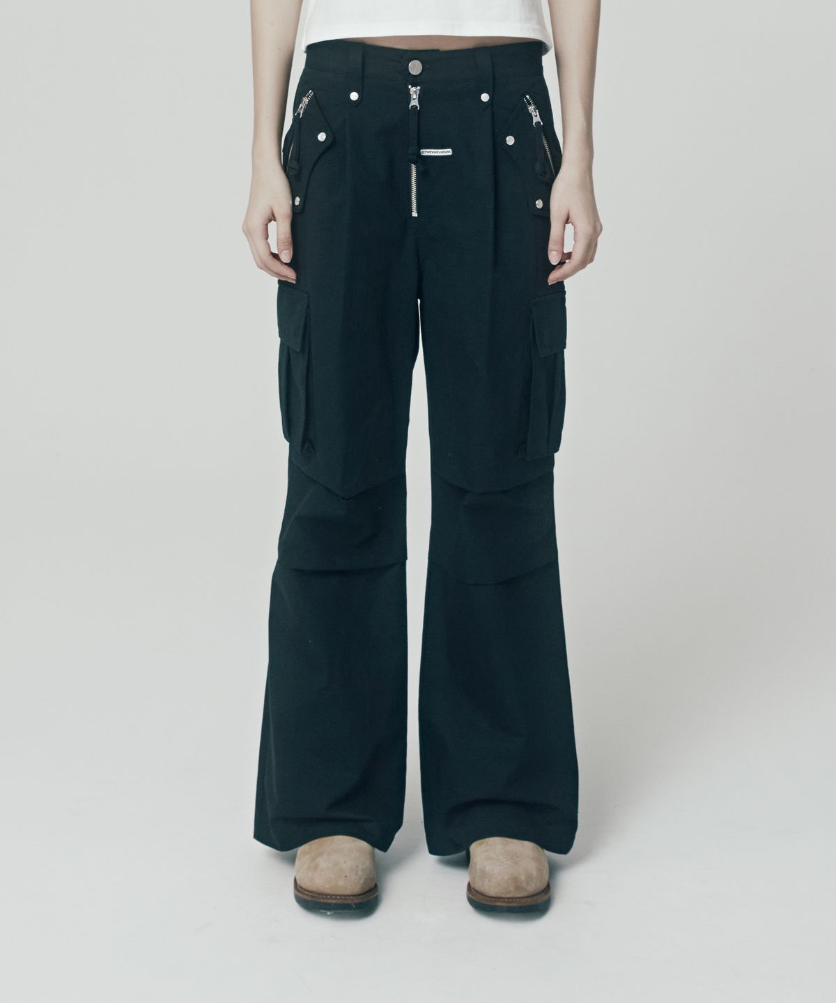더바이닐하우스(THEVINYLHOUSE) HARDTACK POCKET PANTS BLACK (VH2ESUPA10A)