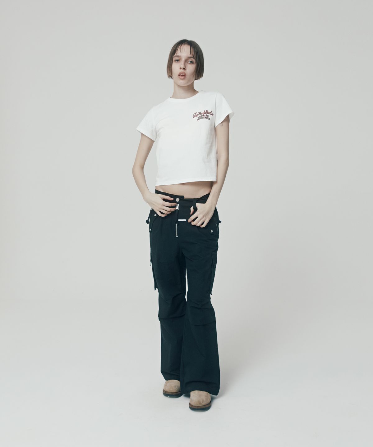 더바이닐하우스(THEVINYLHOUSE) HARDTACK POCKET PANTS BLACK (VH2ESUPA10A)
