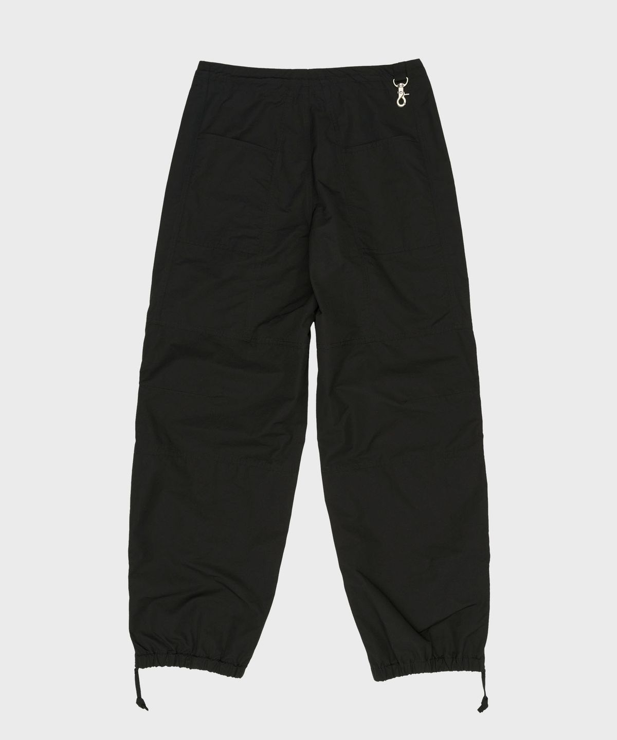 더바이닐하우스(THEVINYLHOUSE) SIDE ZIP PARACHUTE PANTS BLACK (VH2ESUPA11A)