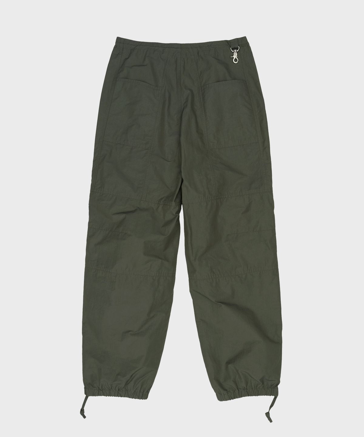 더바이닐하우스(THEVINYLHOUSE) SIDE ZIP PARACHUTE PANTS KHAKI (VH2ESUPA11A)