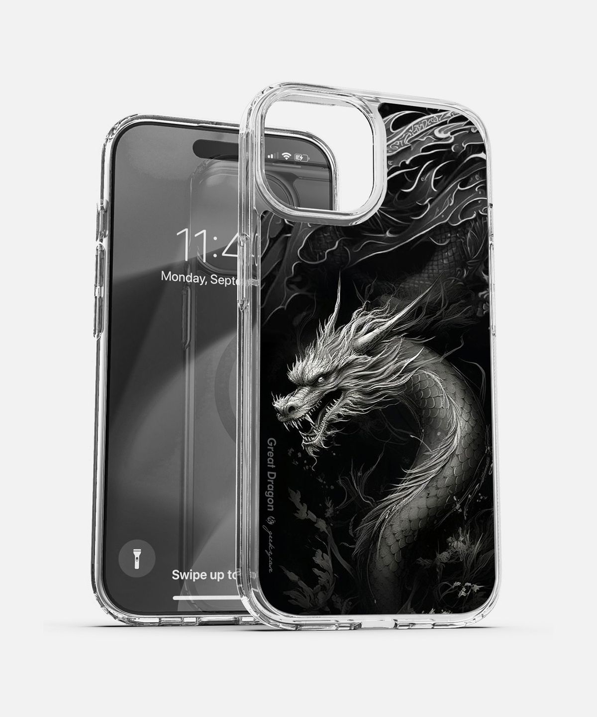 기키(GEEKY) [맥세이프/투명] Great Dragon no.04 아이폰 갤럭시 폰케이스