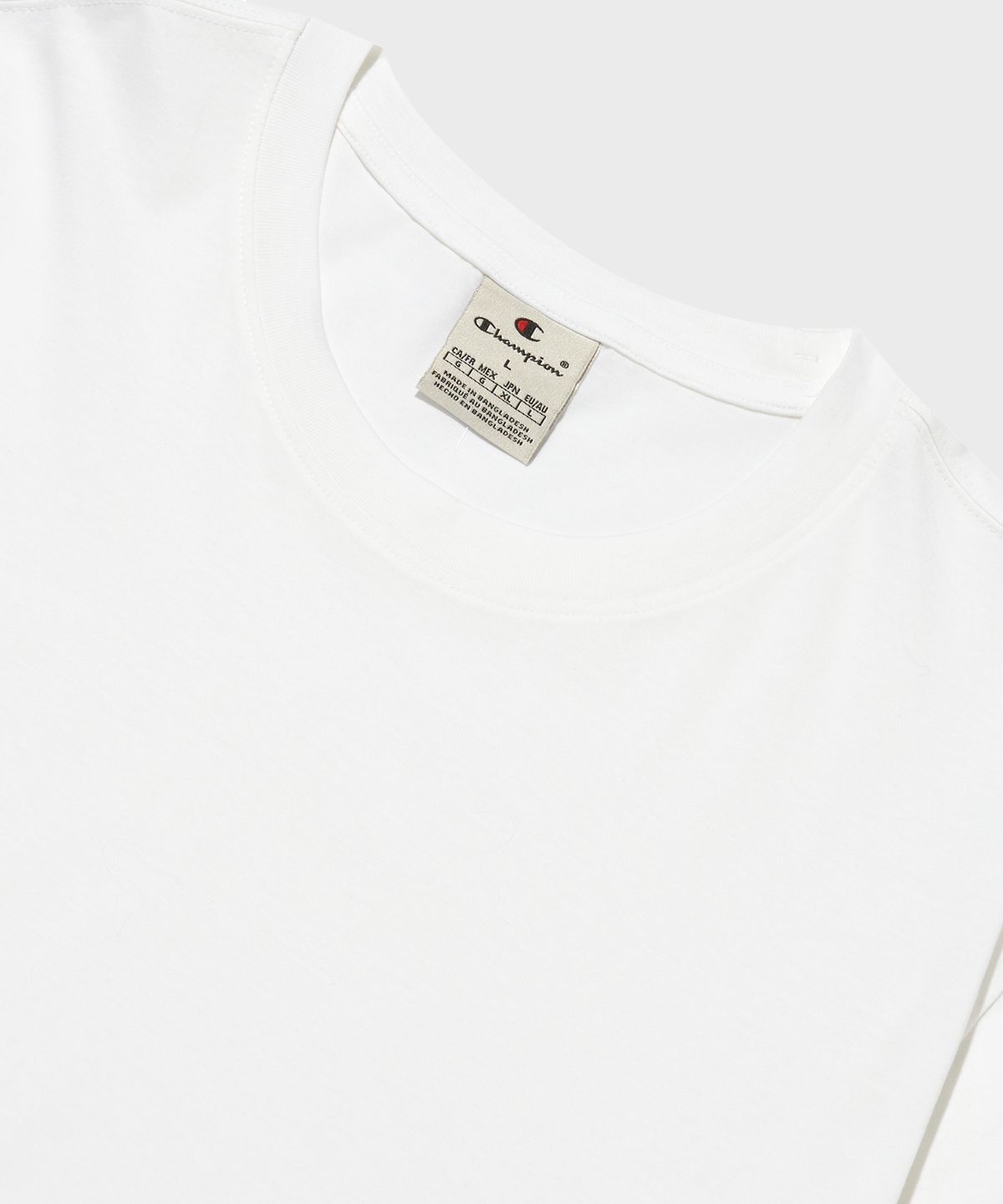 챔피온(CHAMPION) 베이직 반팔 티셔츠 2팩 White/Navy