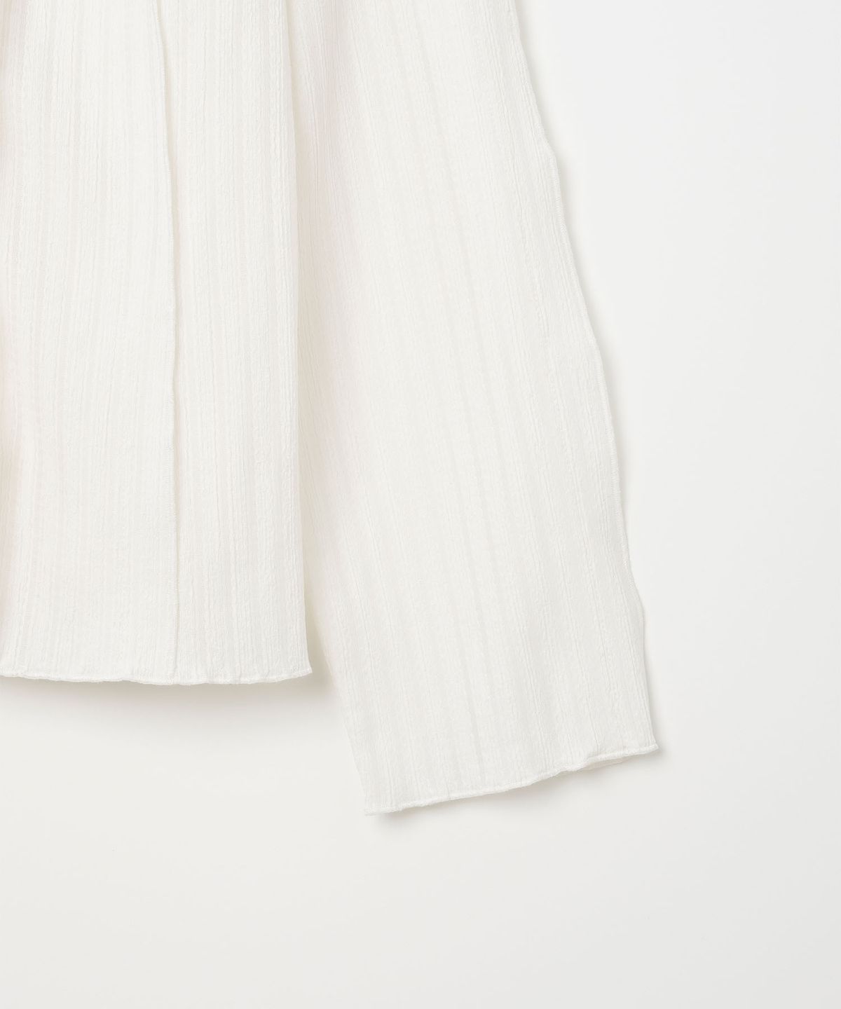 밀로 우먼(MILLO WOMEN) 레이스 러플 블라우스 [화이트]