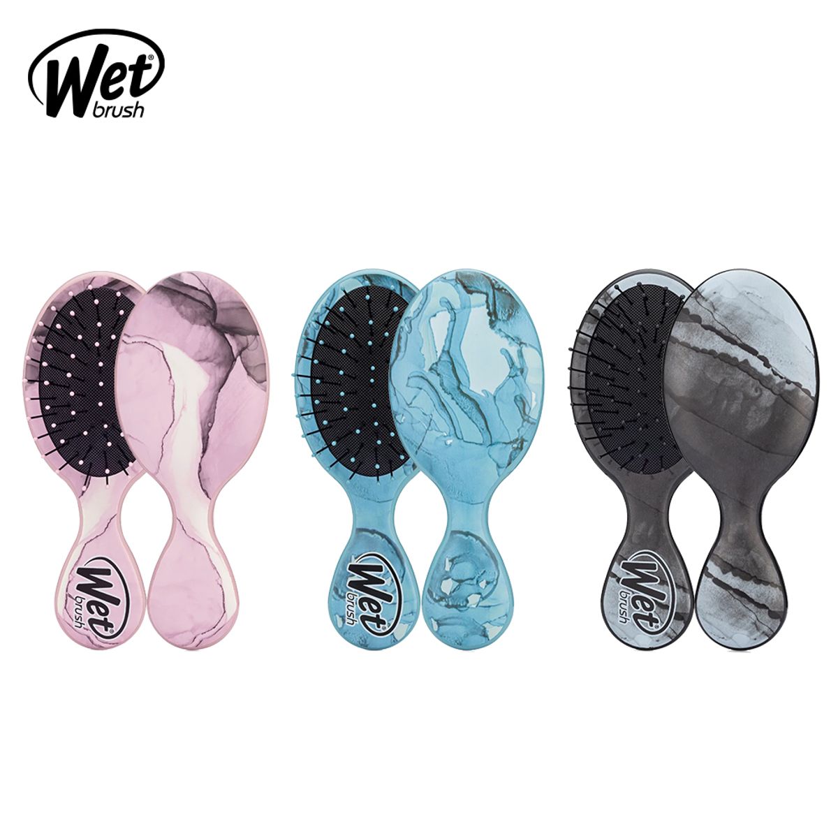 웻 브러쉬(WETBRUSH) 미니 디탱글러 터레인 텍스쳐_그라벨