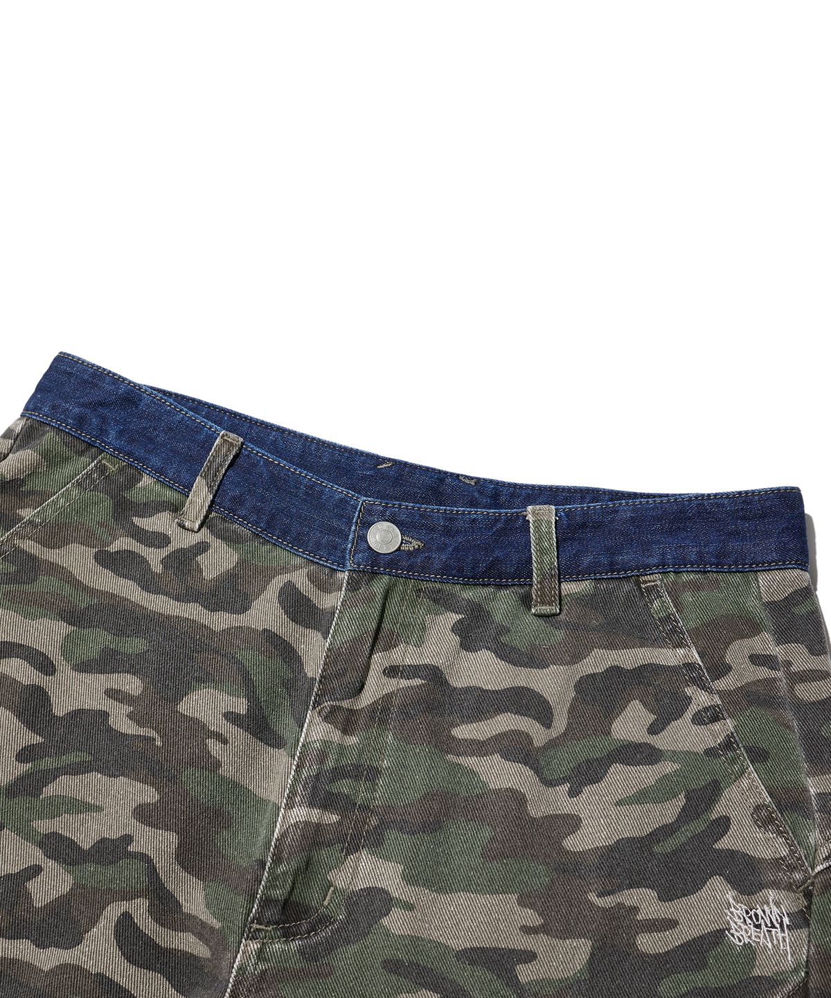 브라운브레스(BROWNBREATH) TAG BLOCK PANTS - KHAKI