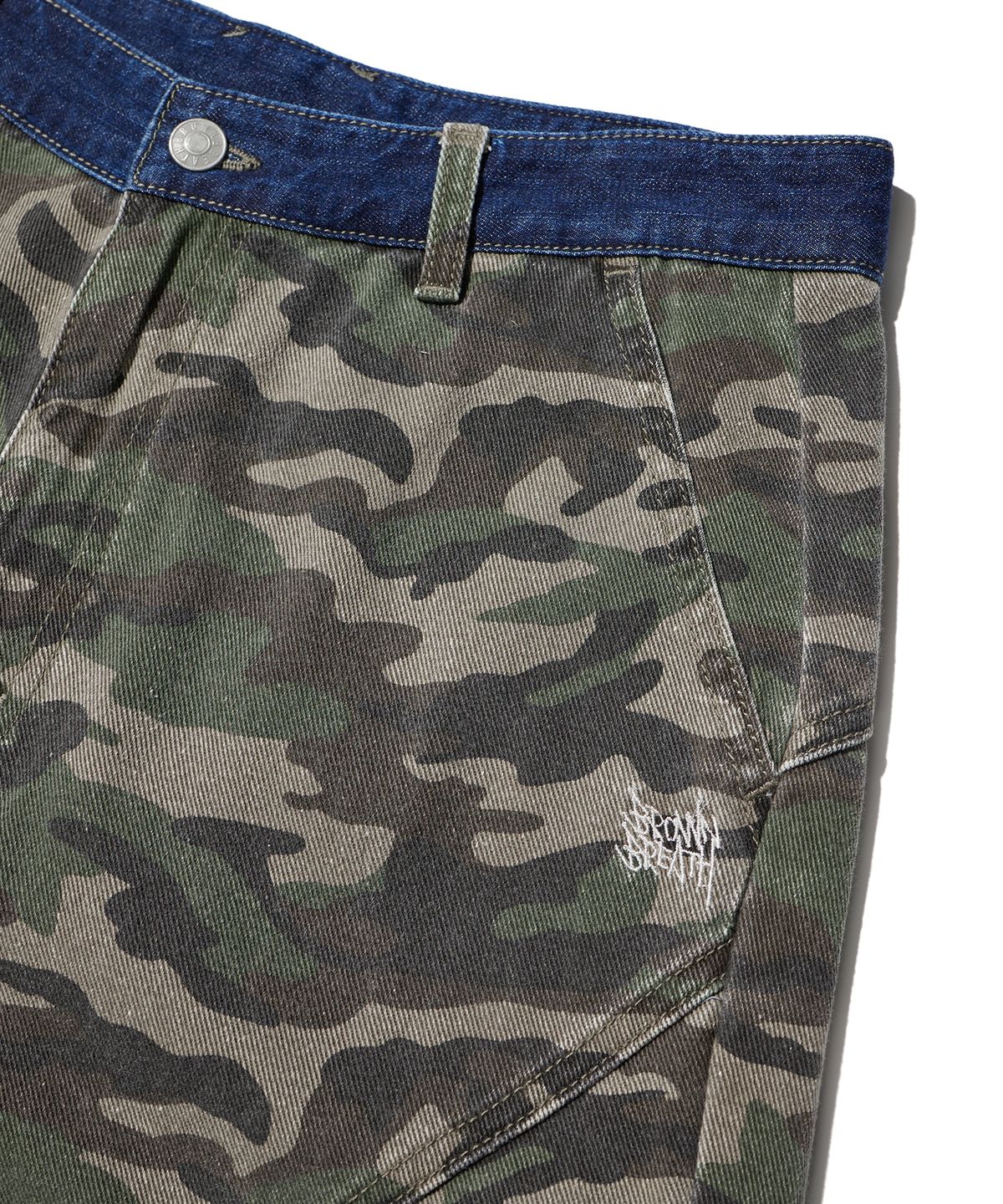 브라운브레스(BROWNBREATH) TAG BLOCK PANTS - KHAKI