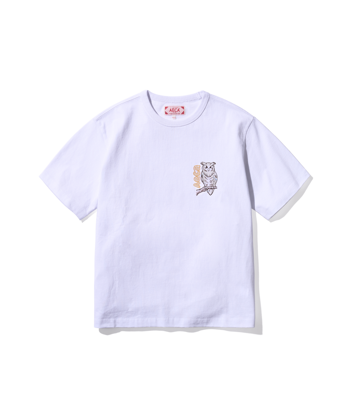 에이카화이트(AECA) AECA BIRDS HALF SLEEVE-WHITE