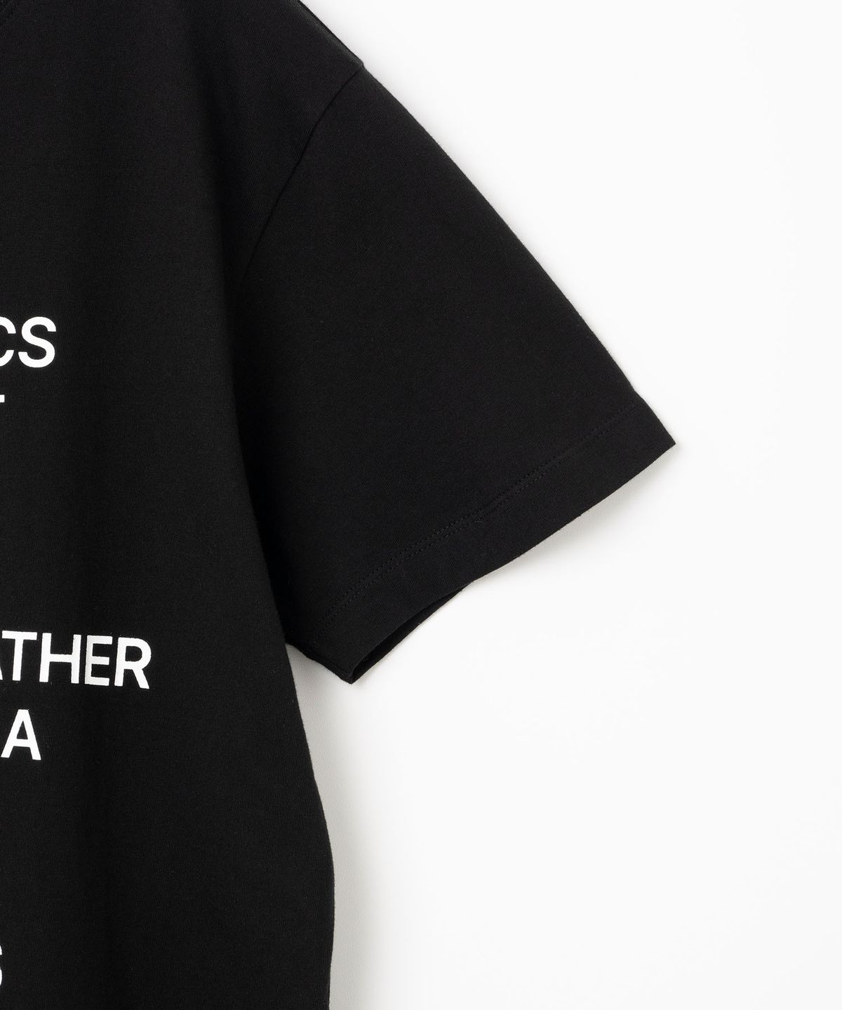 밀로 우먼(MILLO WOMEN) 레터링 아카이브 티셔츠 [블랙]